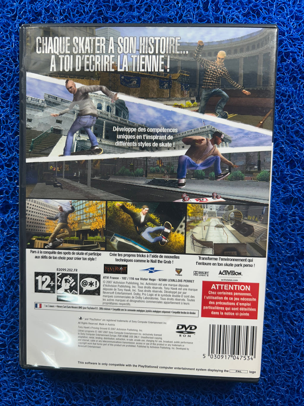 PS2 Tony hawk proving ground (E)