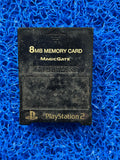 ACESSÓRIOS Memory card de ps2 preto com detalhe dourado