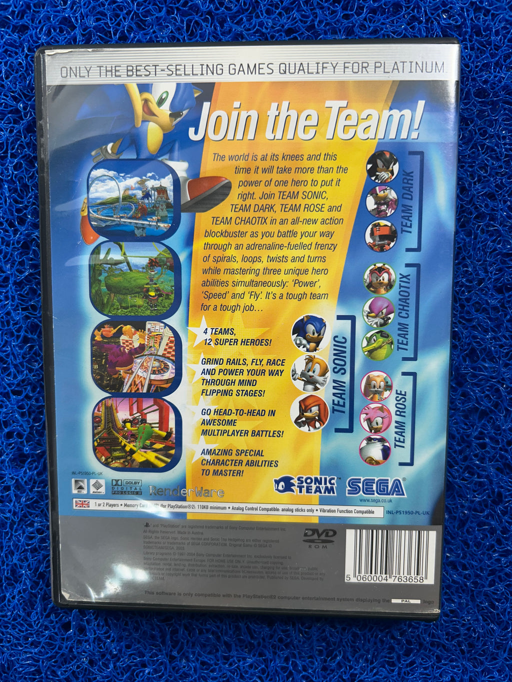 PS2 Sonic Heroes (E)