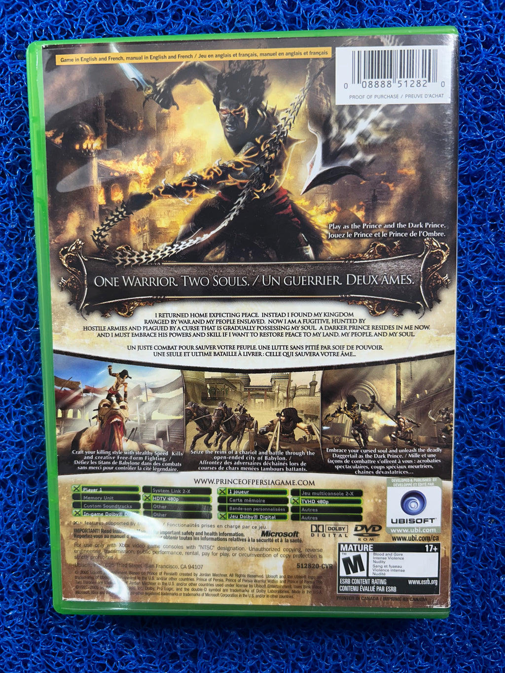XBOX Prince of persia the two thrones (A)