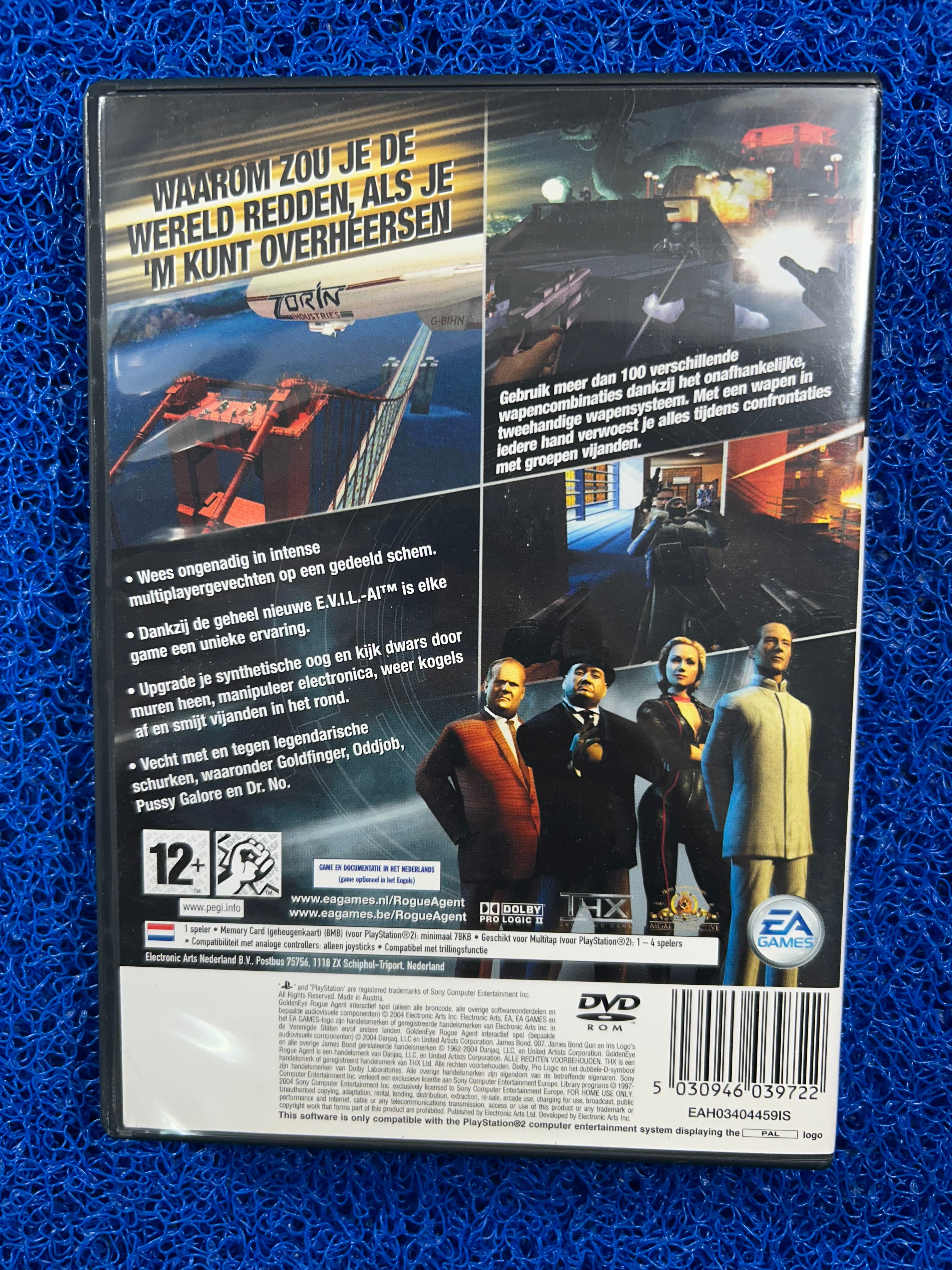 PS2# 007 Goldeneye rogue agent (E)