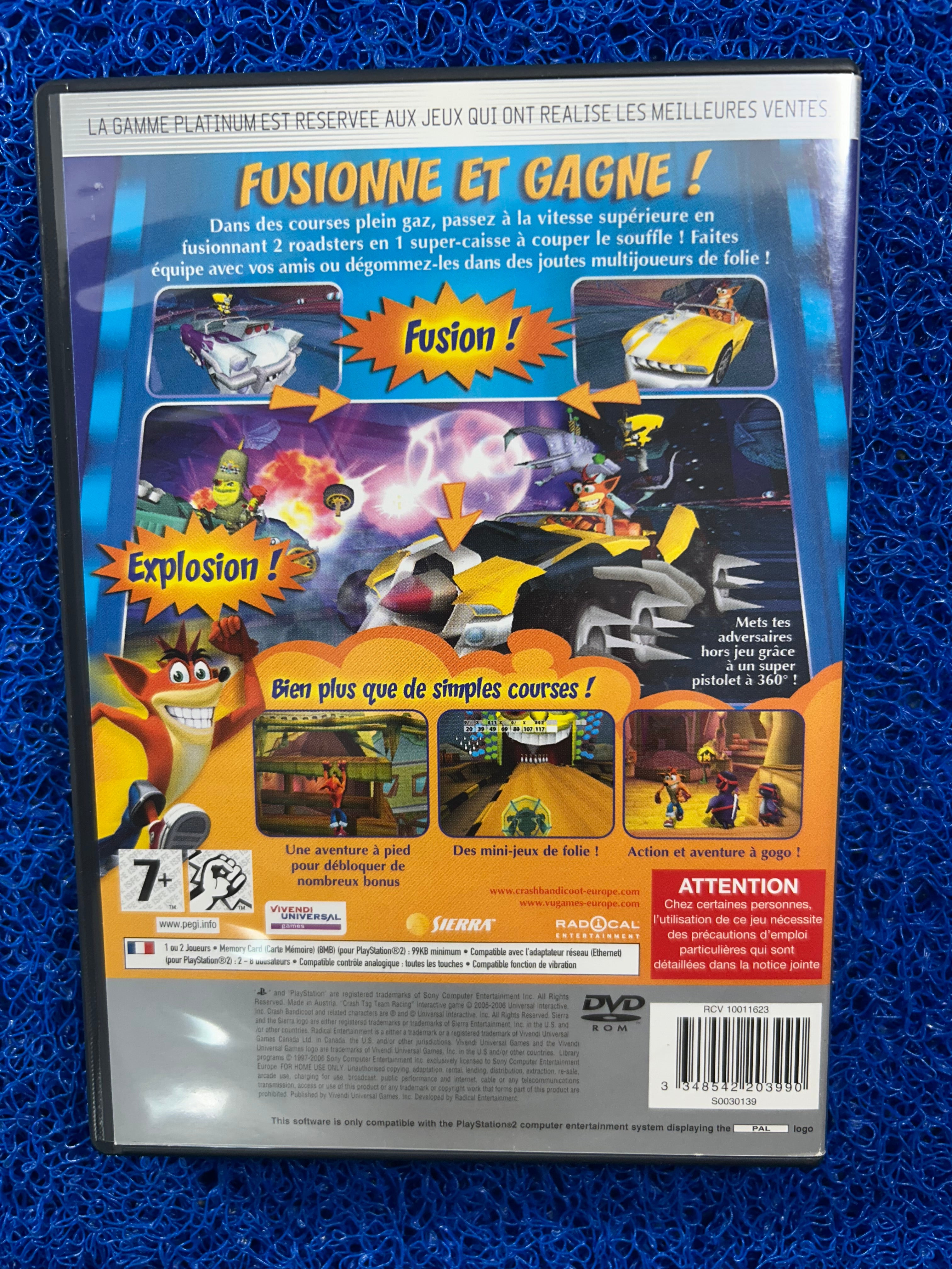 PS2 Crash team tag racing (E)