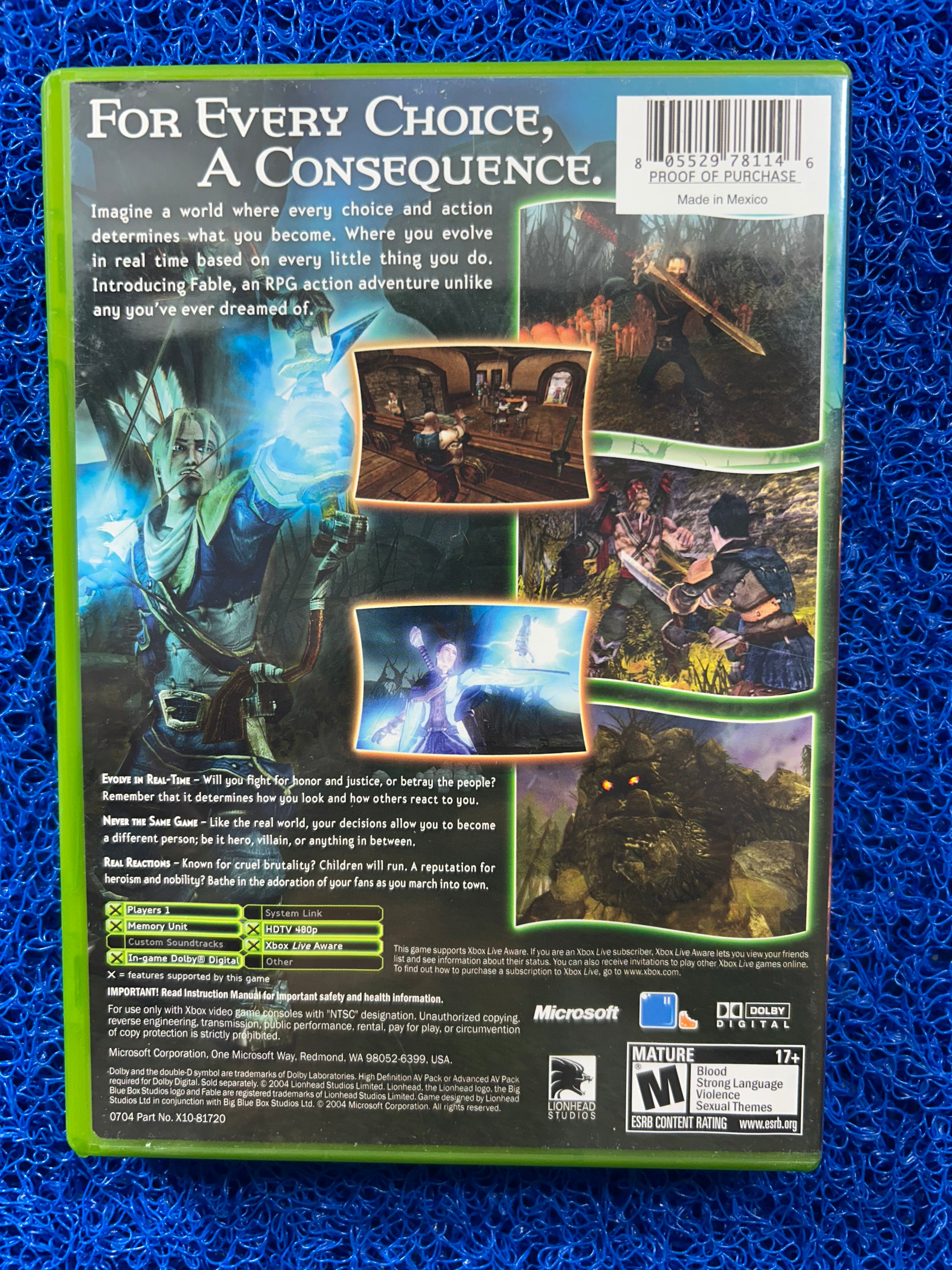 XBOX Fable (A)