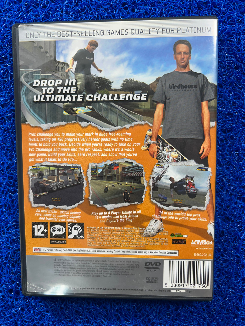 PS2 Tony hawk 4 (E)