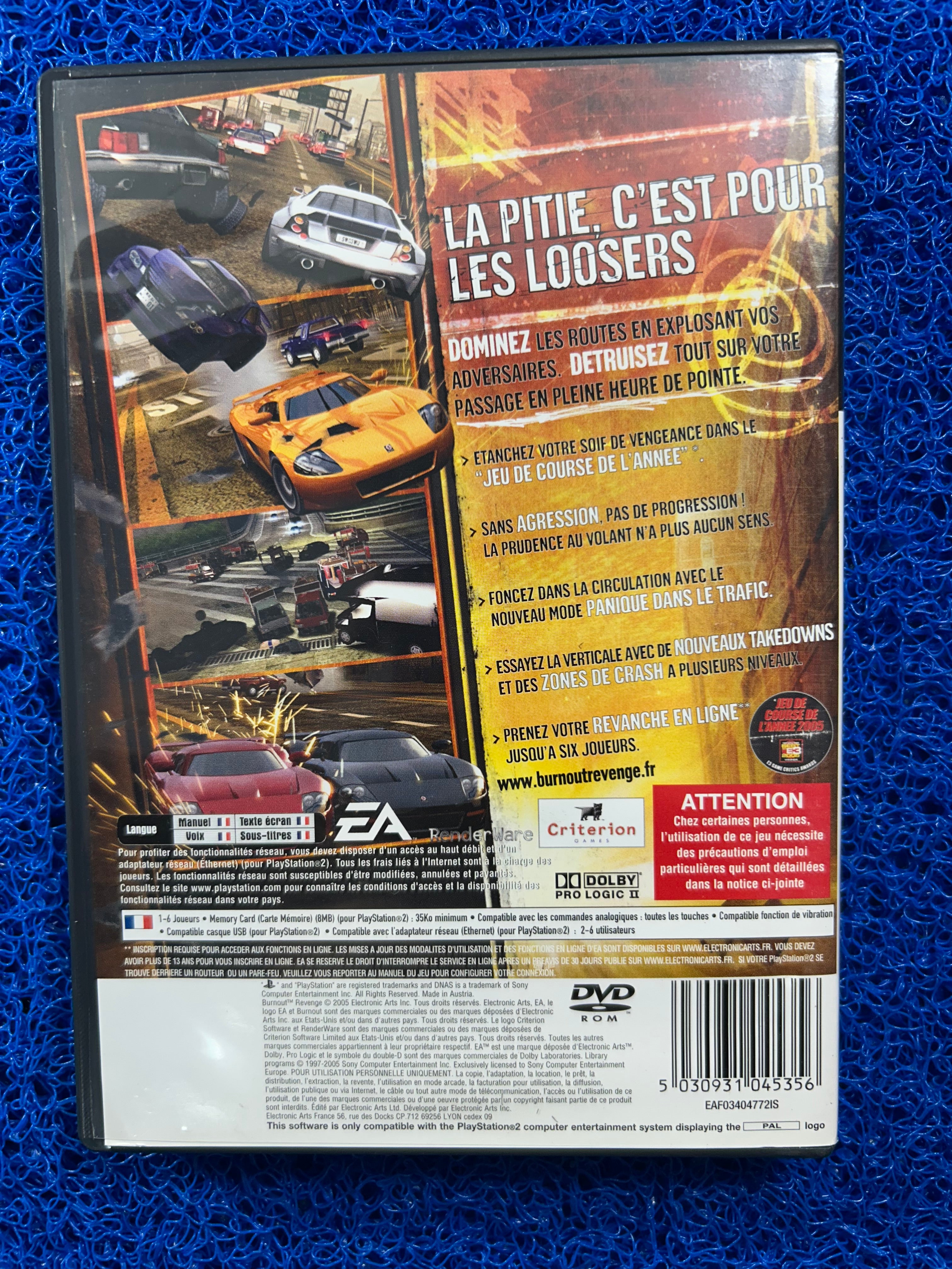 PS2 Burnout revenge (E)