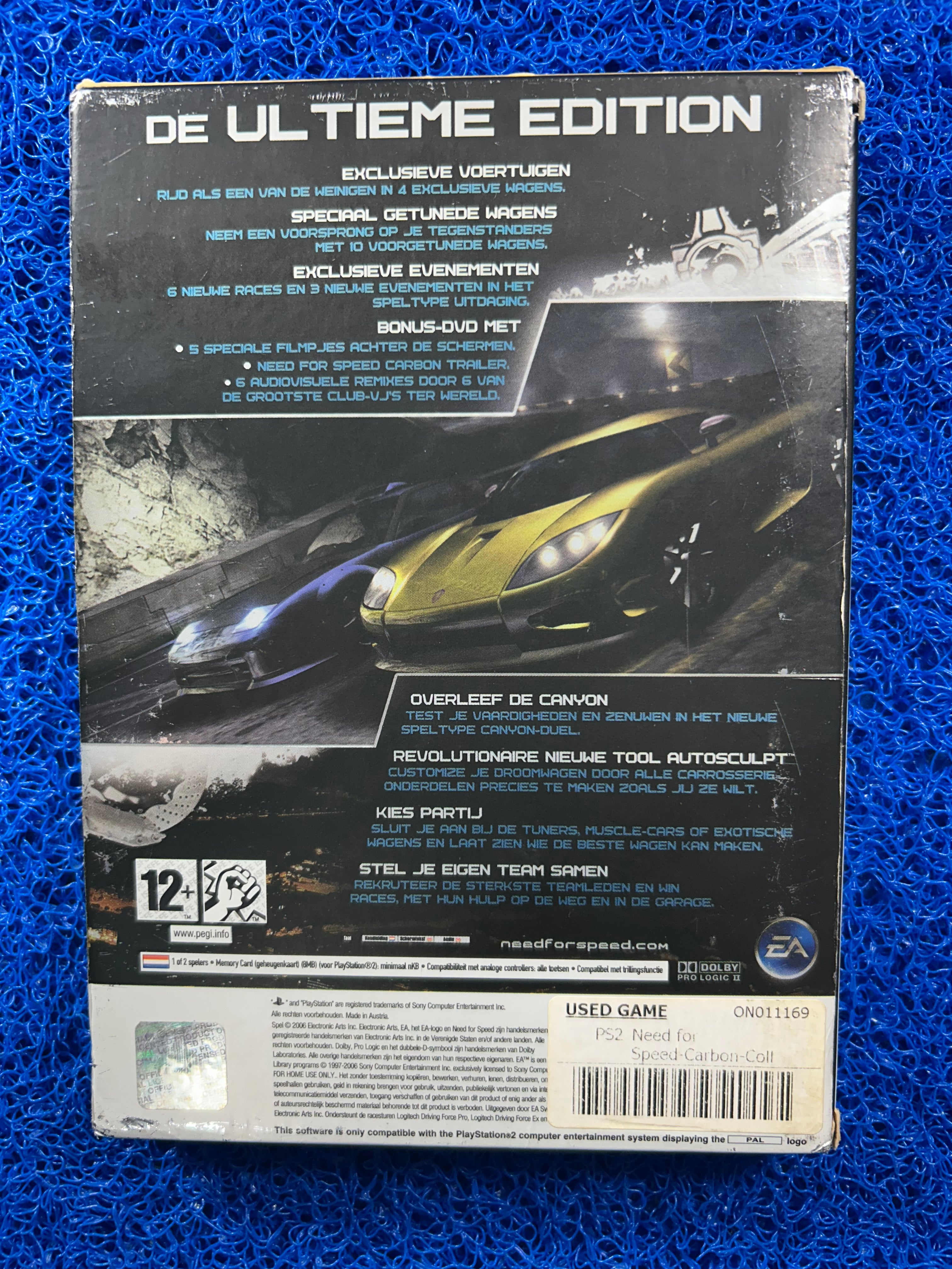 PS2 Need for speed carbon collectors edition (E)