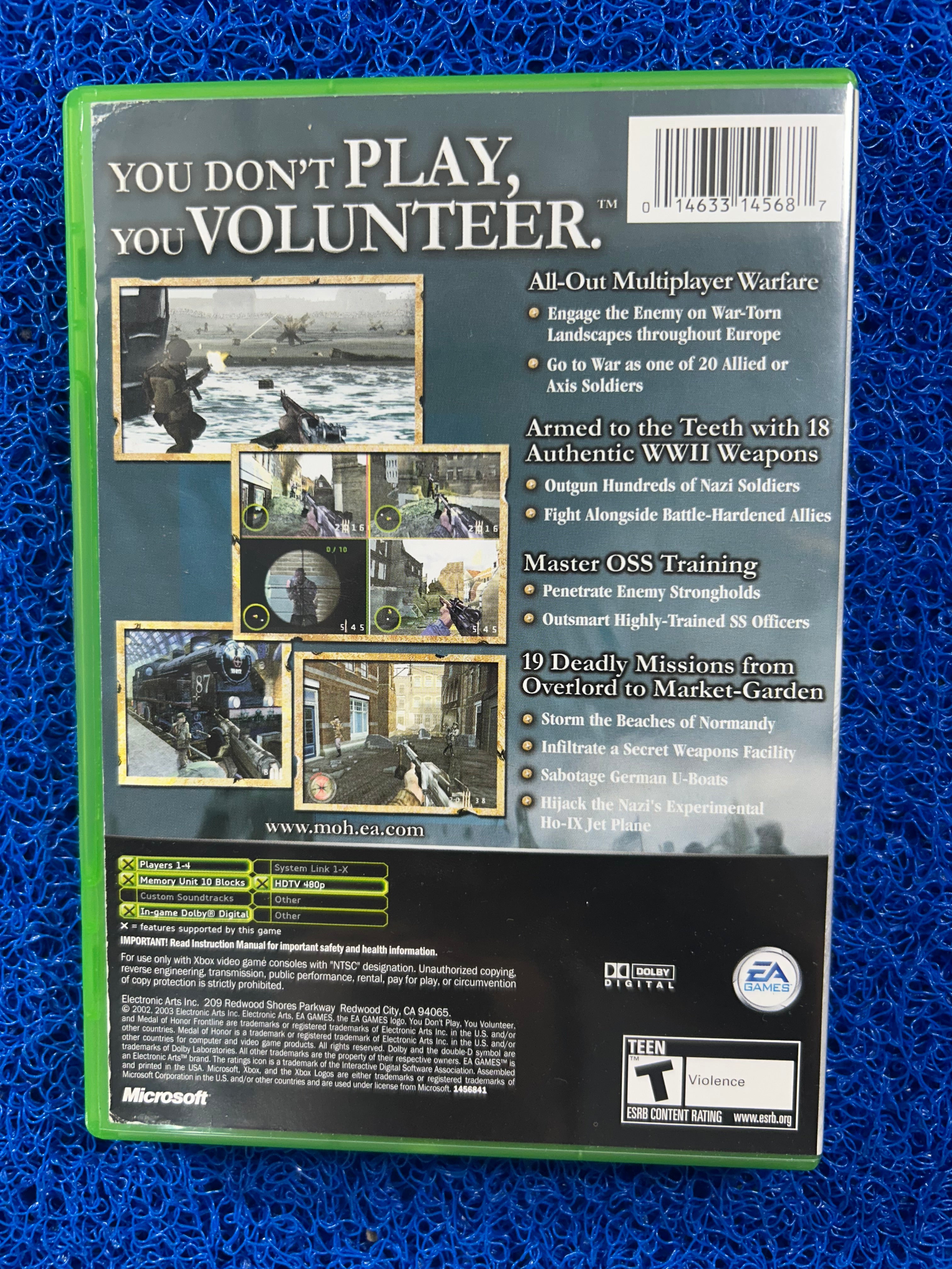 XBOX Medal of honor frontline (A)