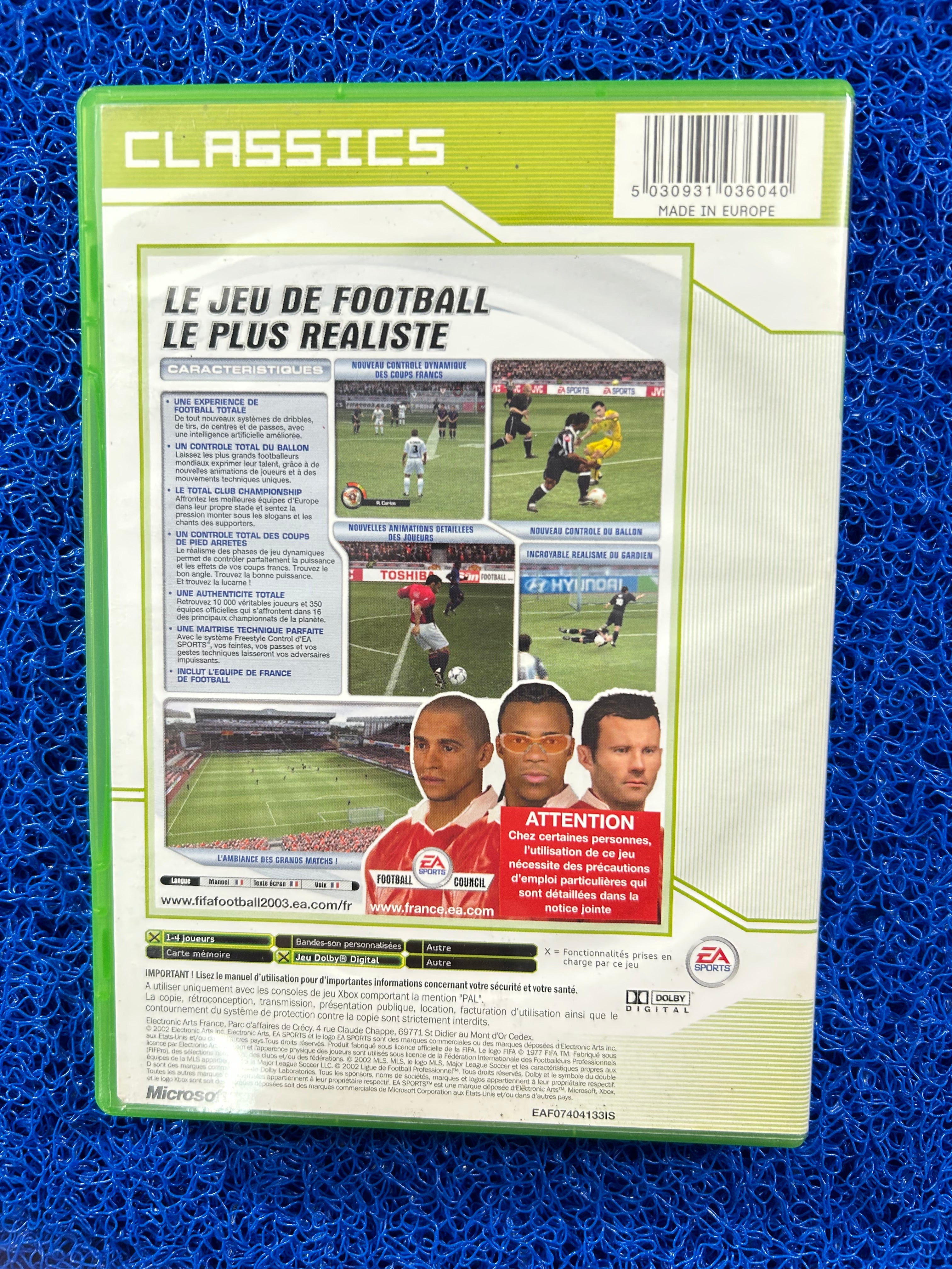 XBOX Fifa 2003 (E)