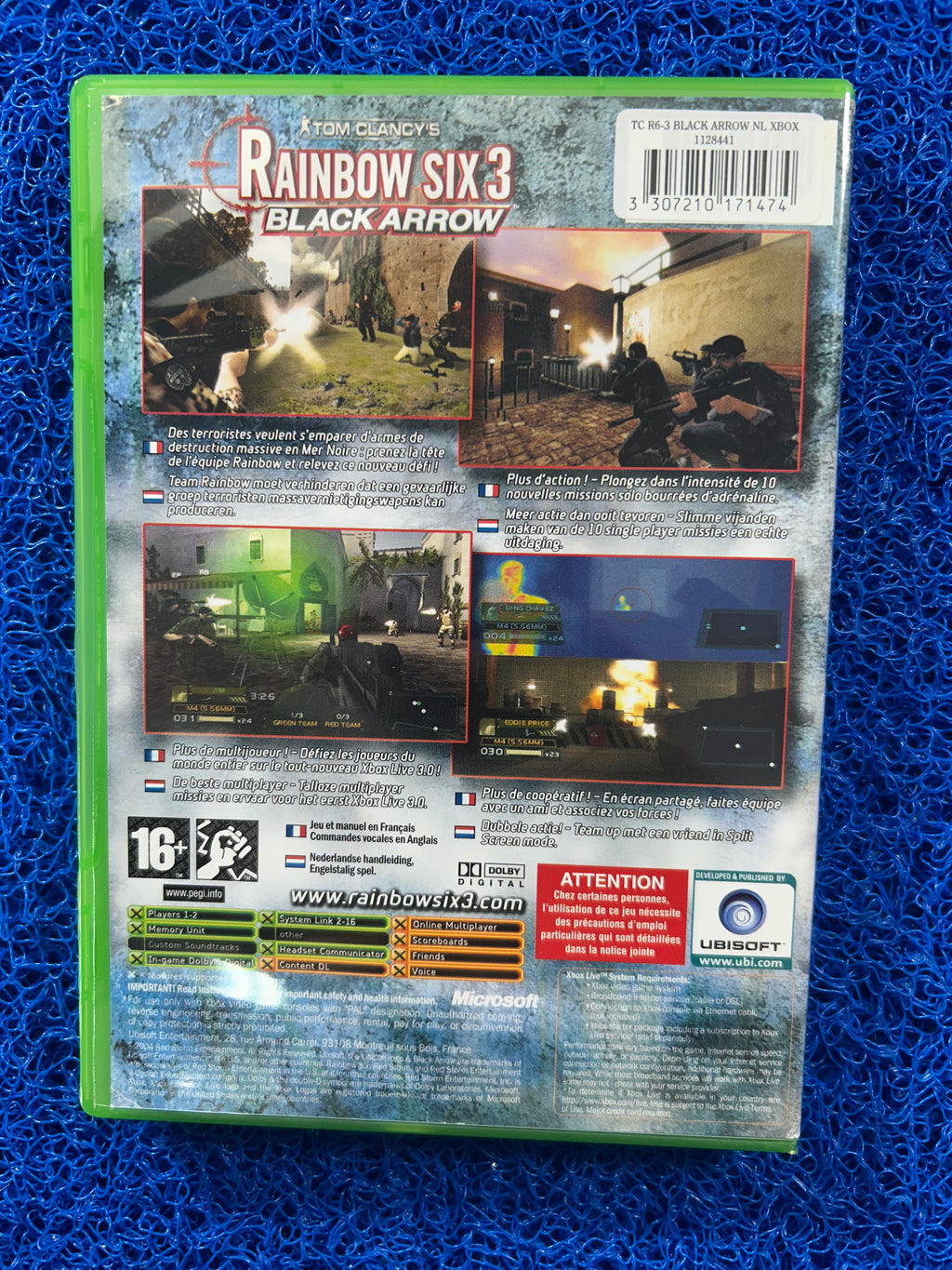 XBOX Rainbow six 3 black arrow (E)