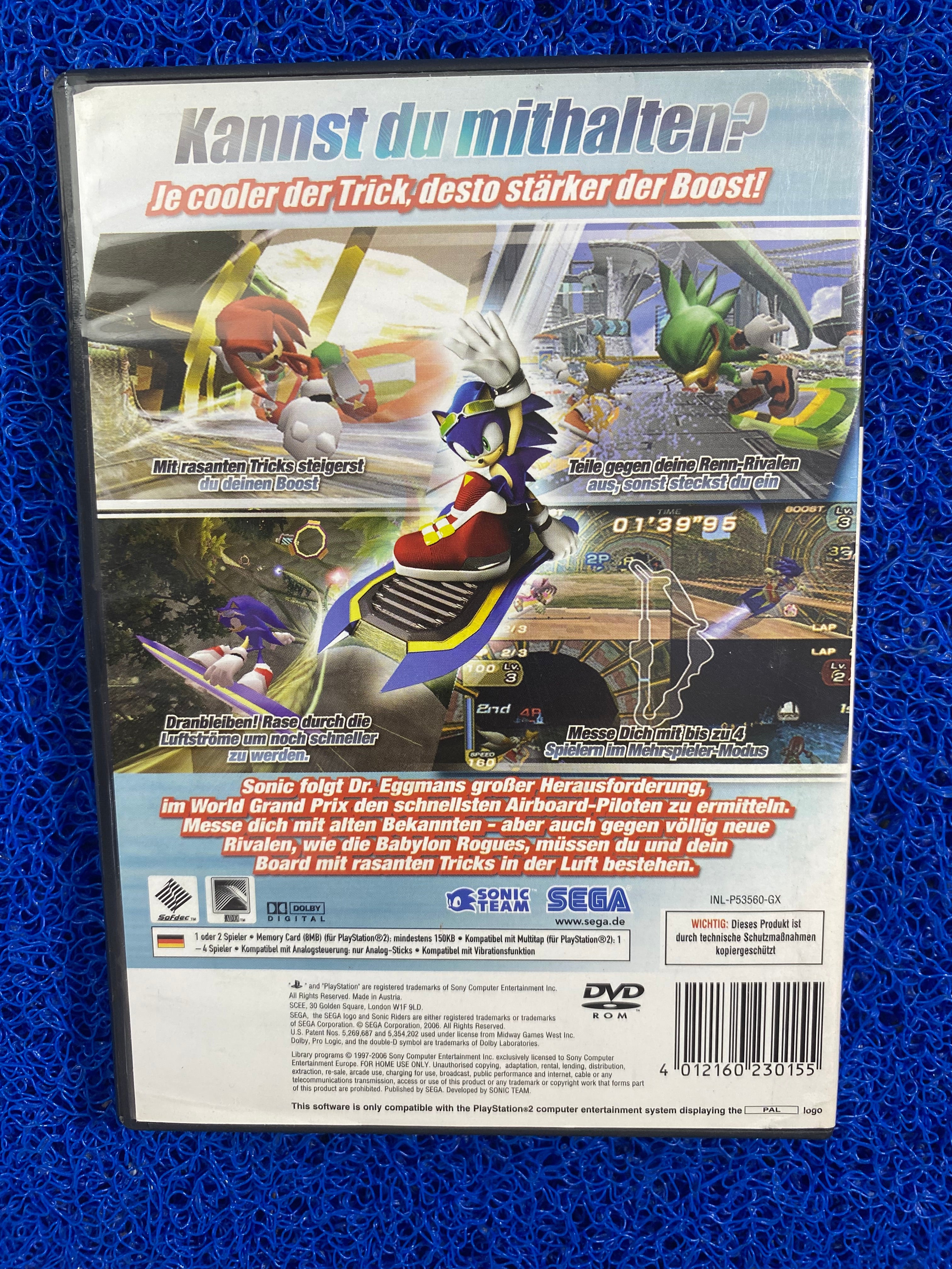 PS2# Sonic riders (E)