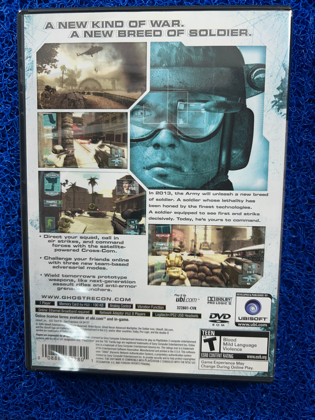 PS2 Ghost recon advanced warfighter (A)