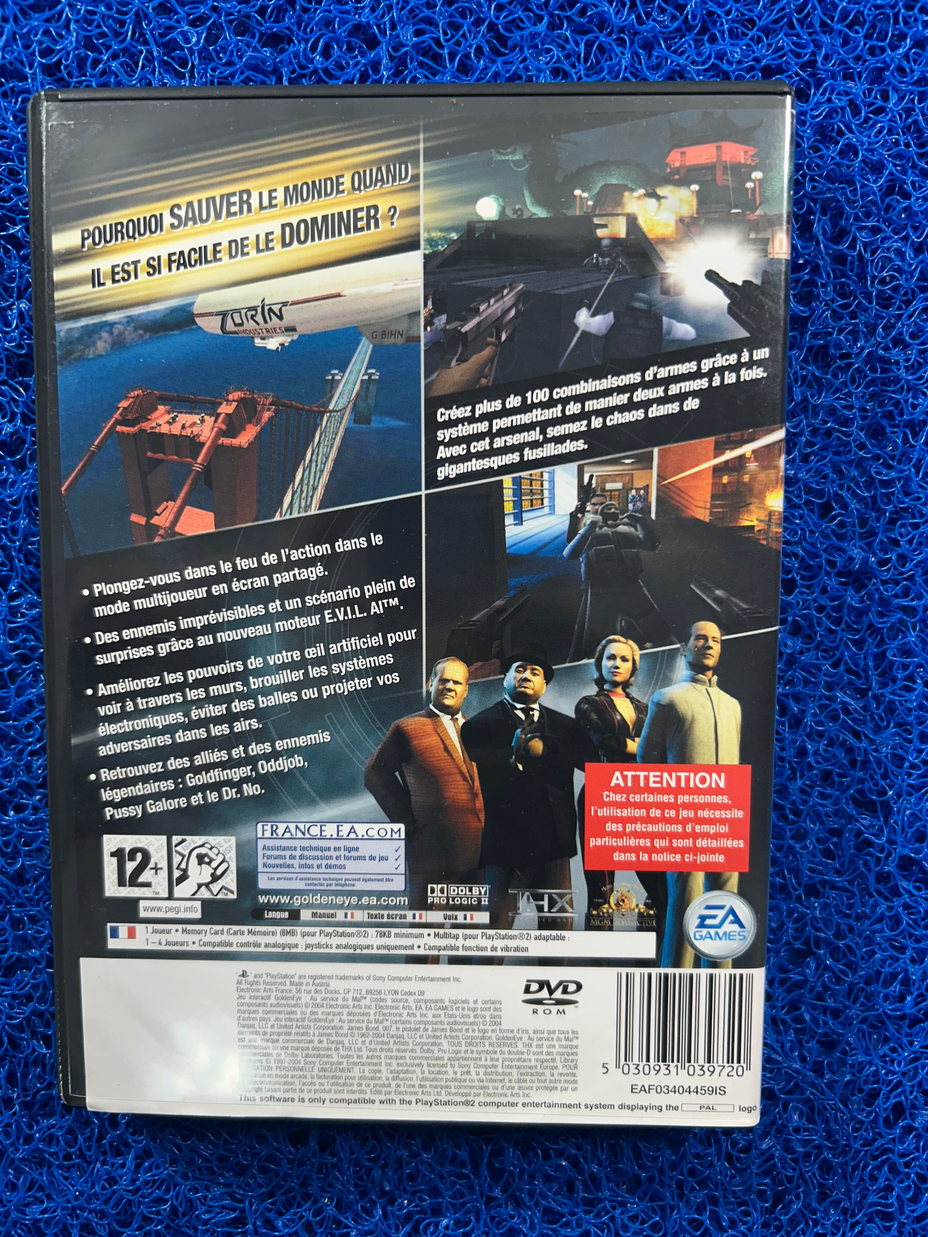 PS2 007 Goldeneye rogue agent (E)