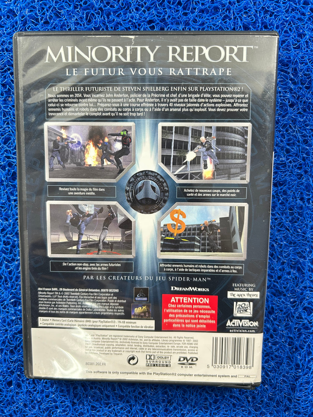 PS2 Minority report (E)