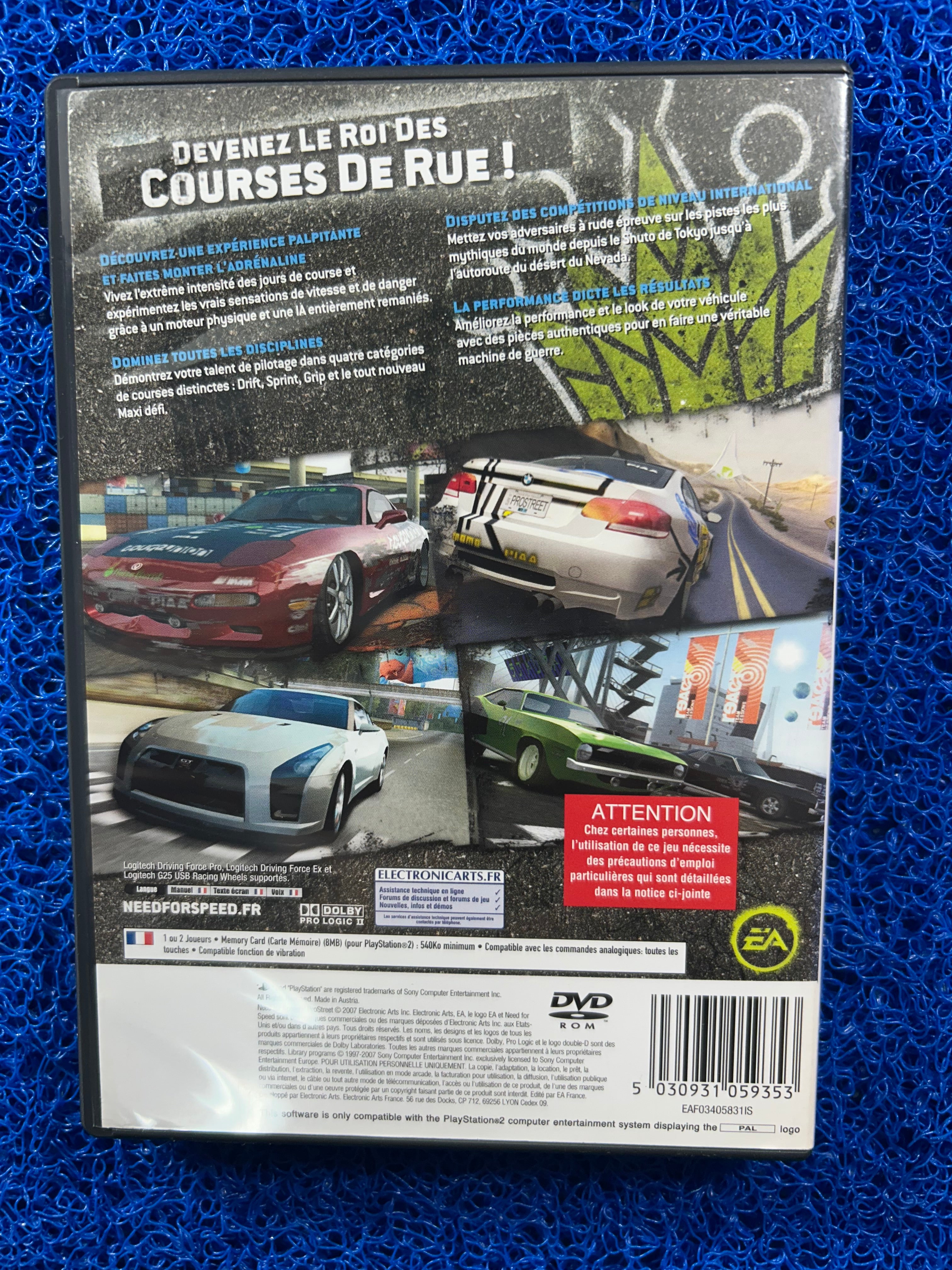 PS2 Need for speed pro street (E)