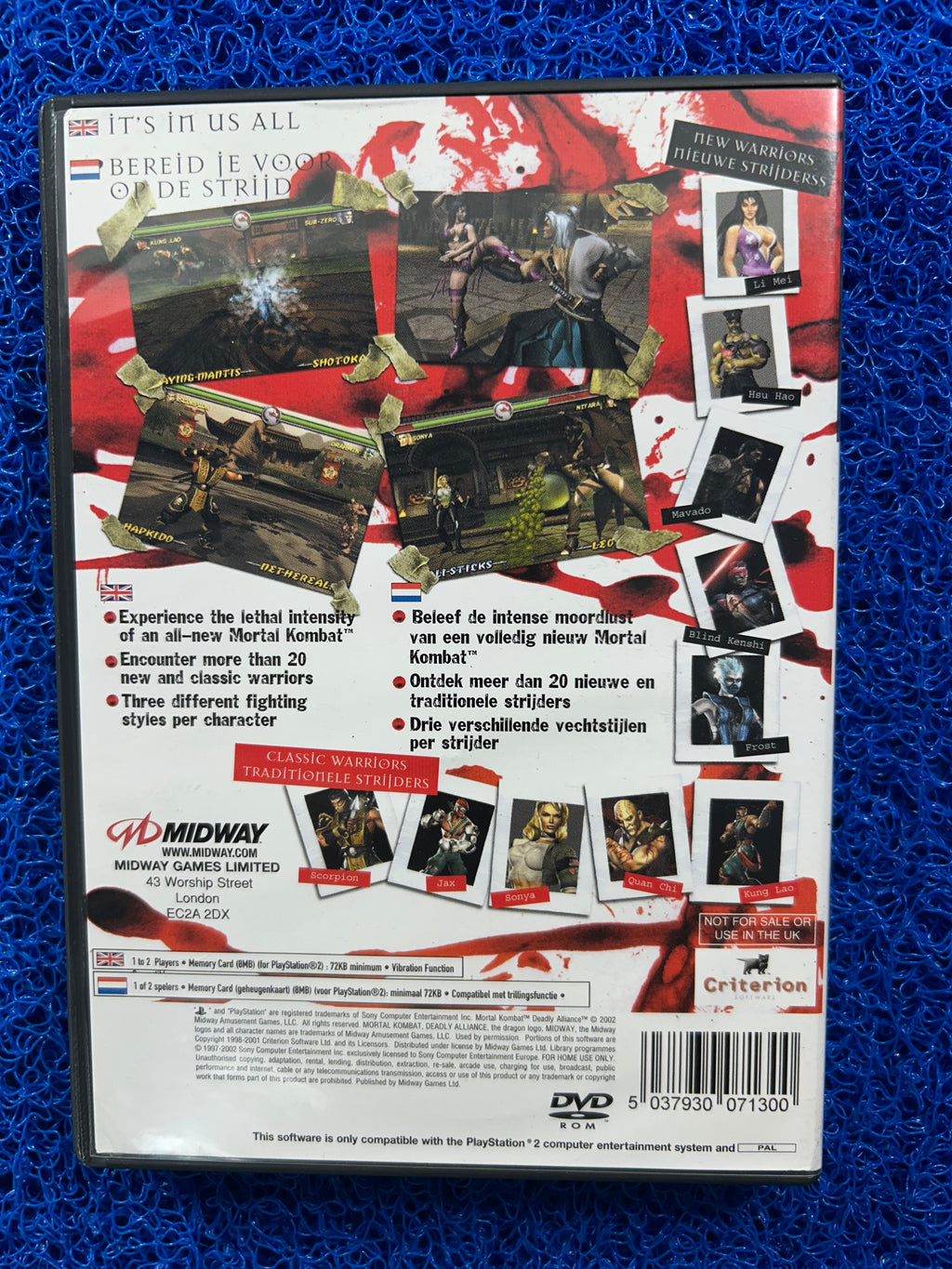 PS2 Mortal kombat deadly alliance (E)