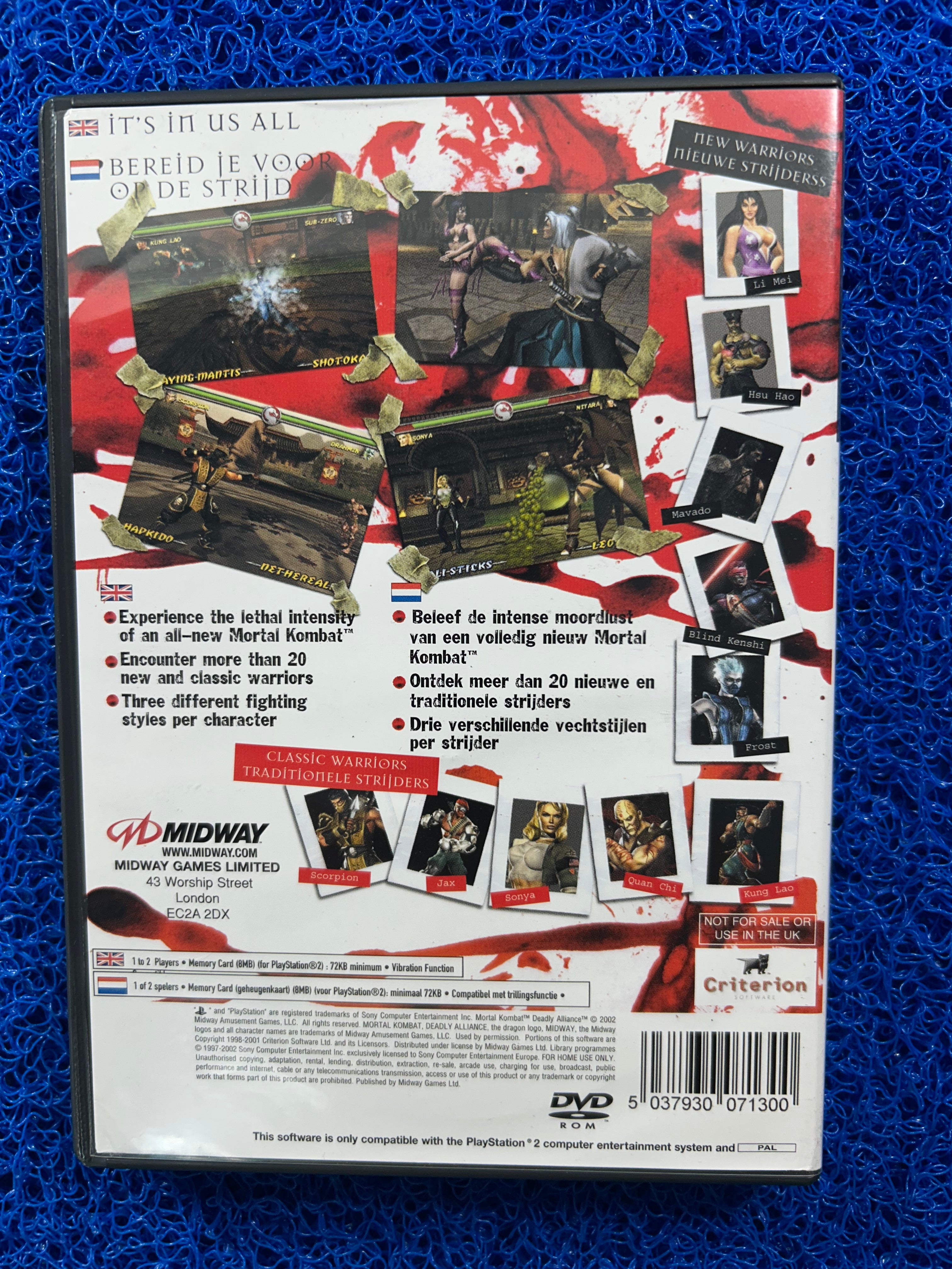 PS2 Mortal kombat deadly alliance (E)