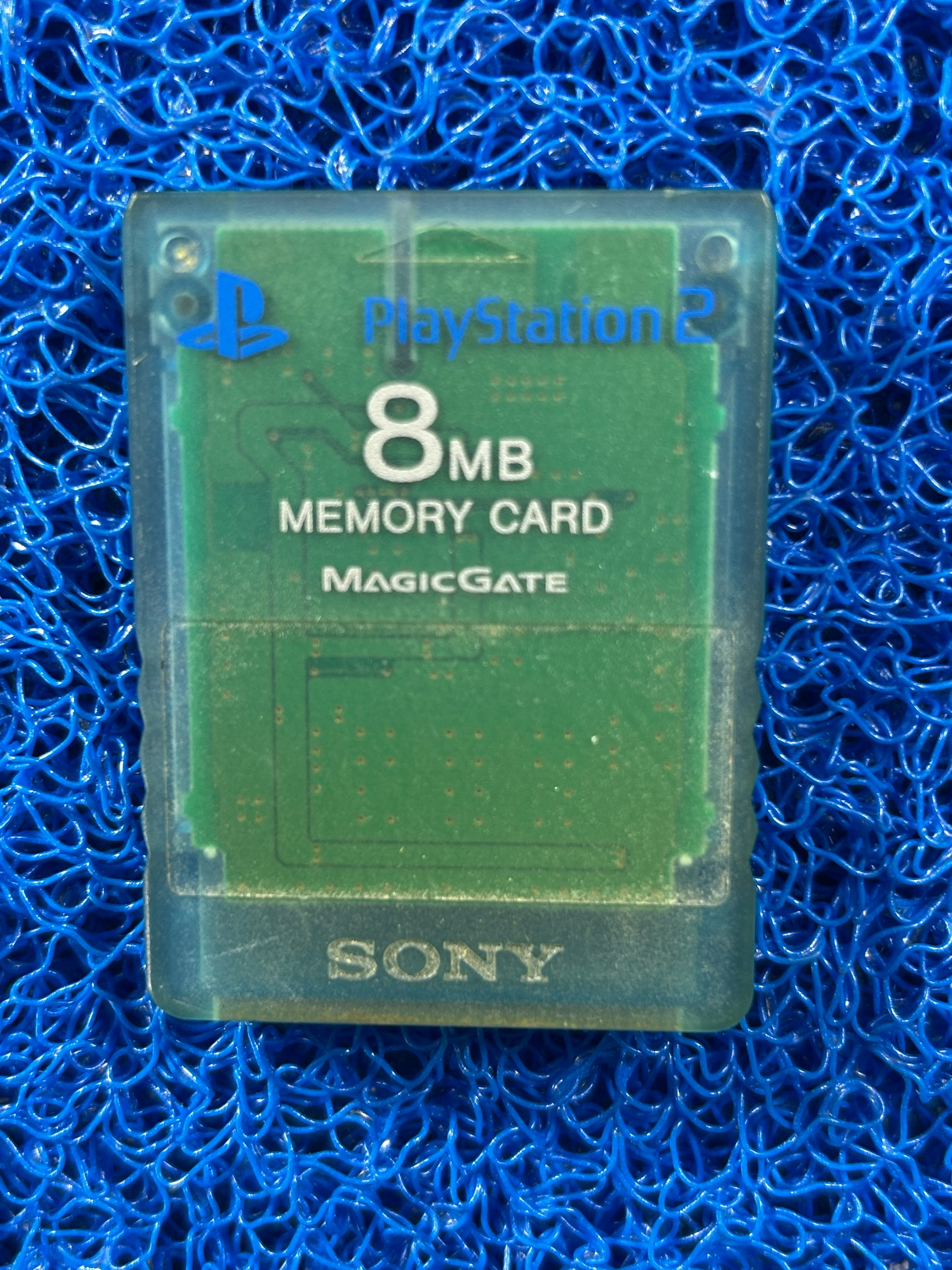 ACESSÓRIOS Memory card de ps2 azul translúcido
