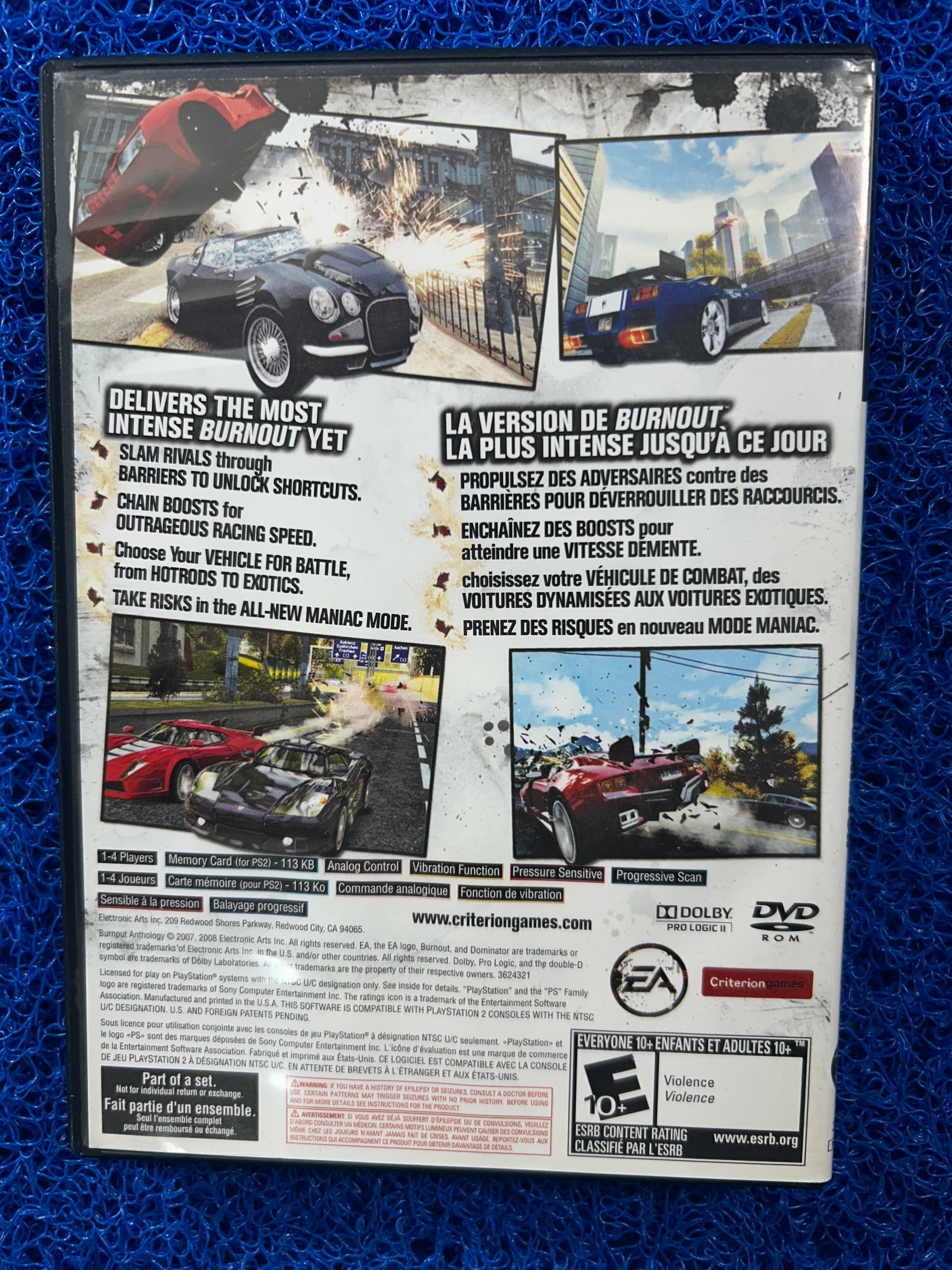 PS2 Burnout dominator (A)