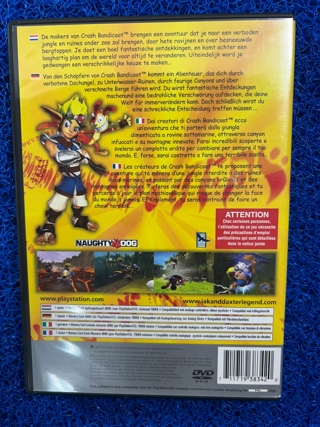 PS2 JAK and daxter (E)