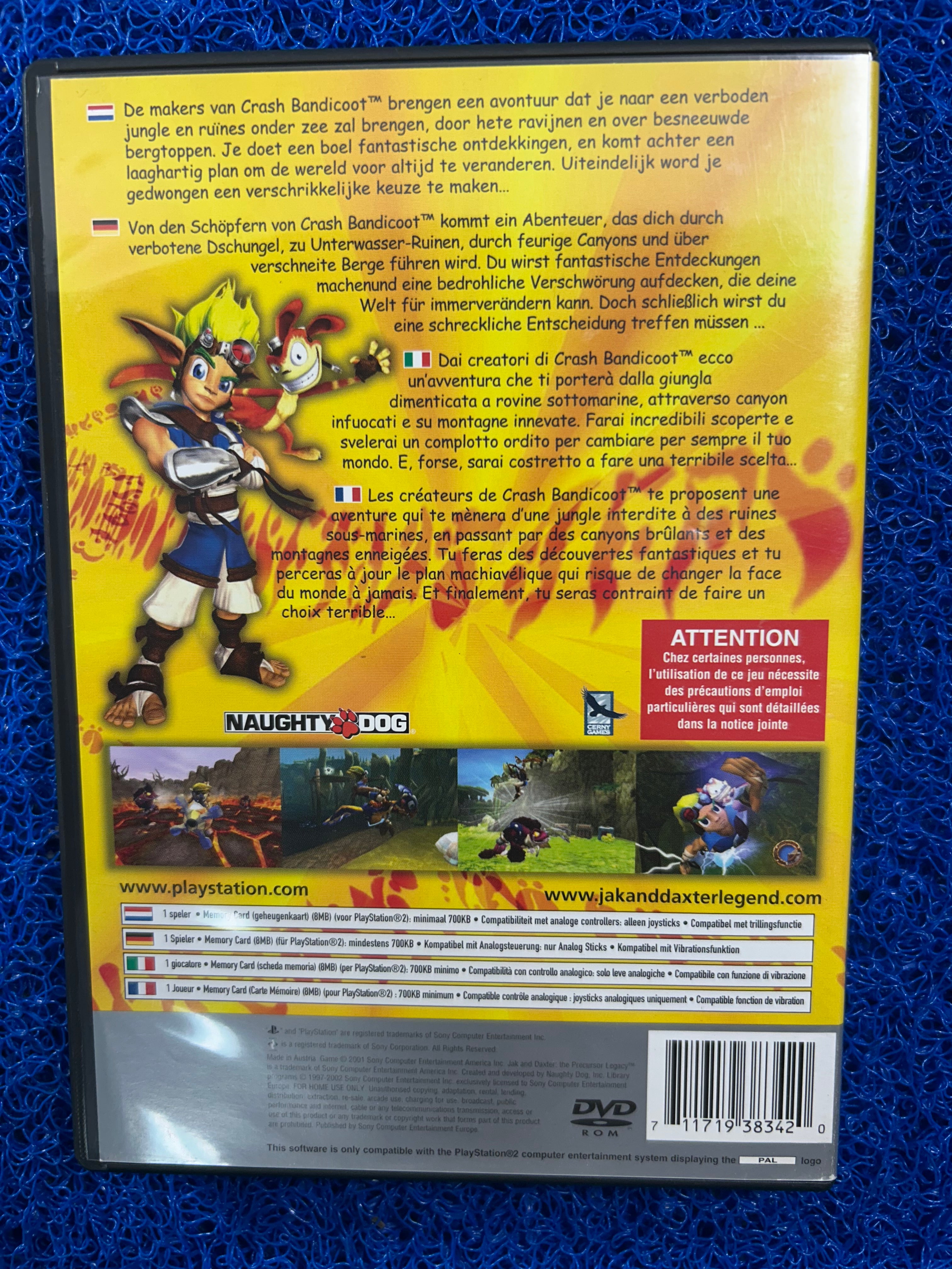 PS2 JAK and daxter (E)