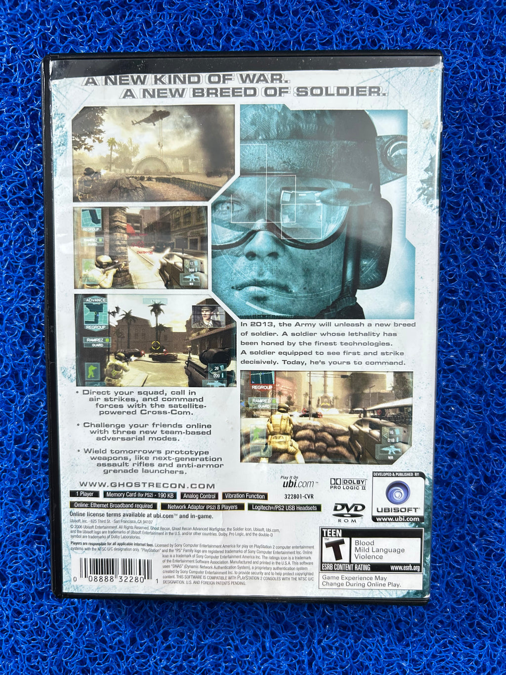 PS2 Ghost recon advanced warfighter (A)