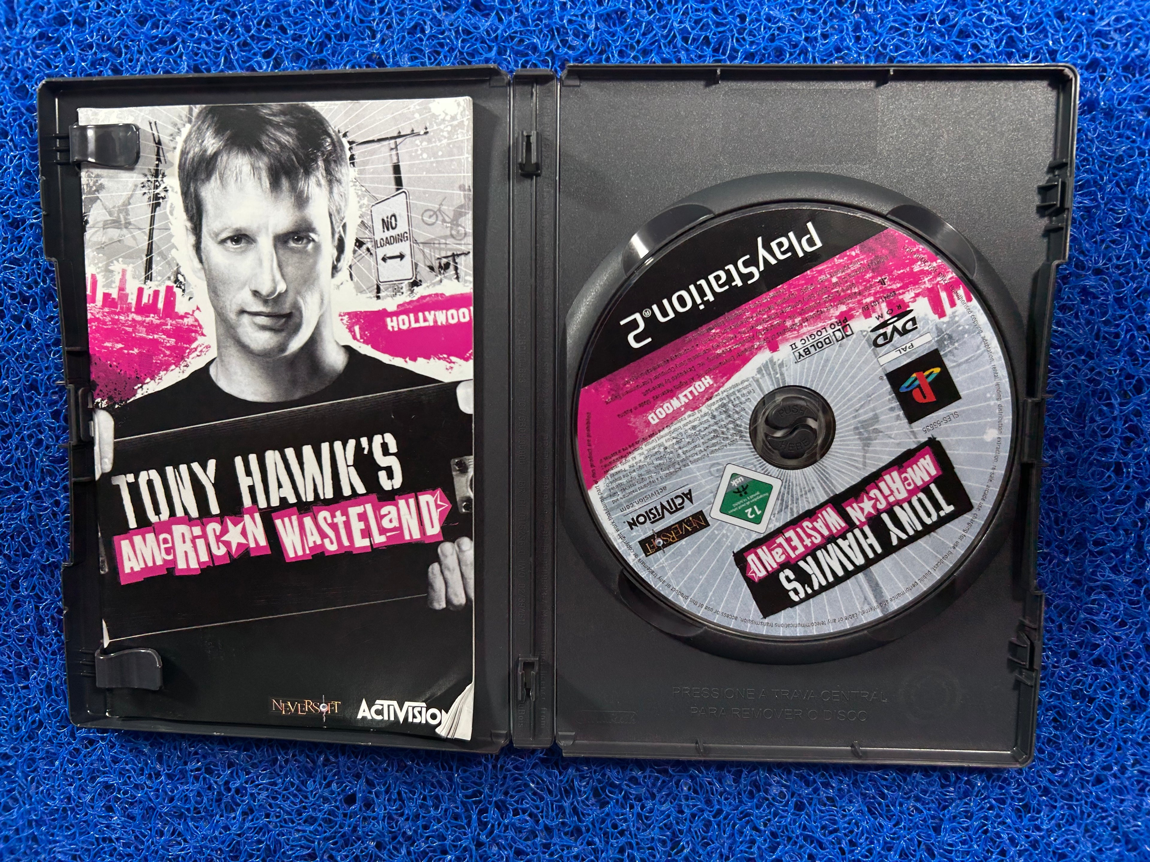 PS2 Tony hawk american wastland (E)