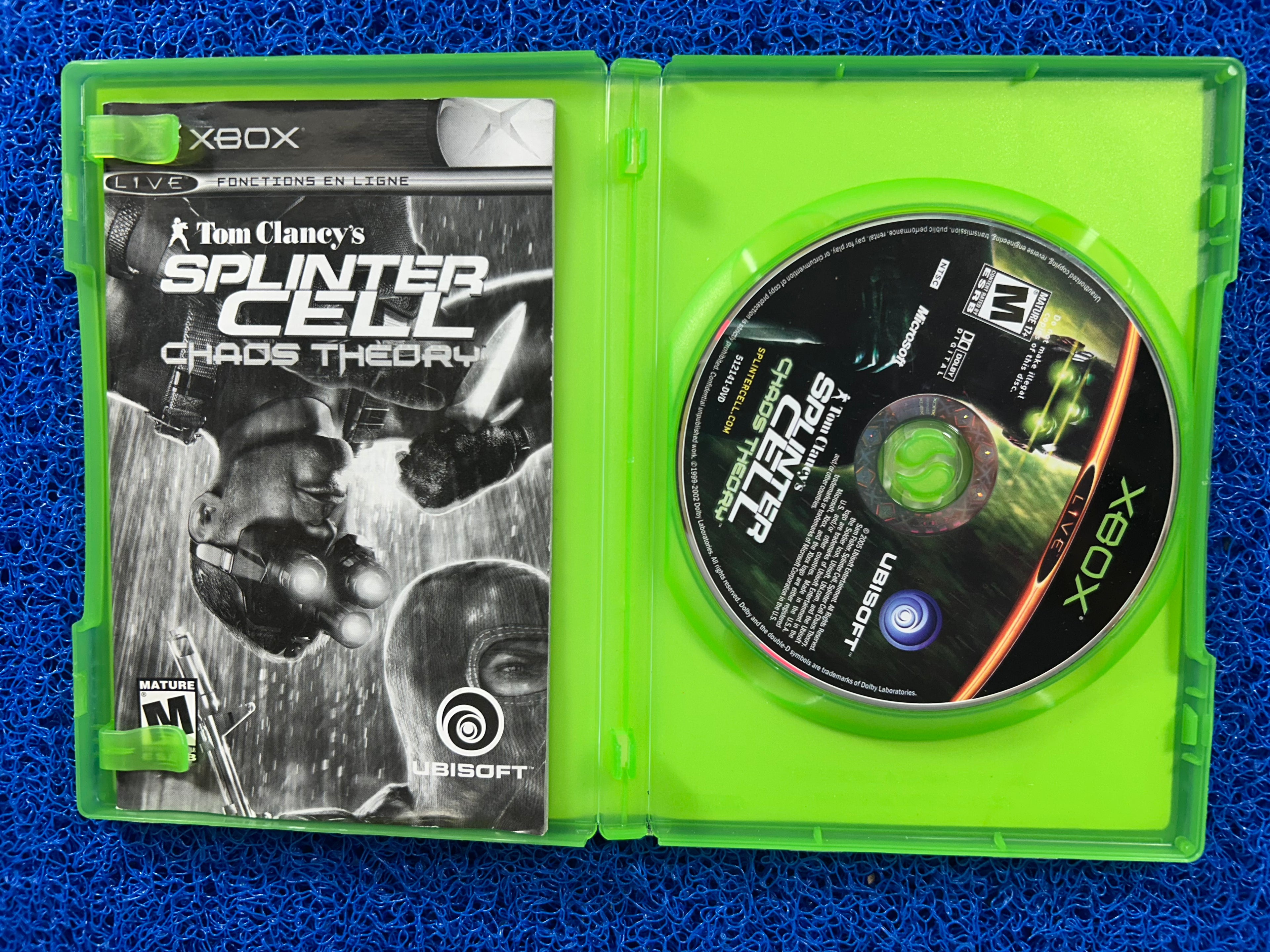 XBOX Splinter cell chaos theory (A)