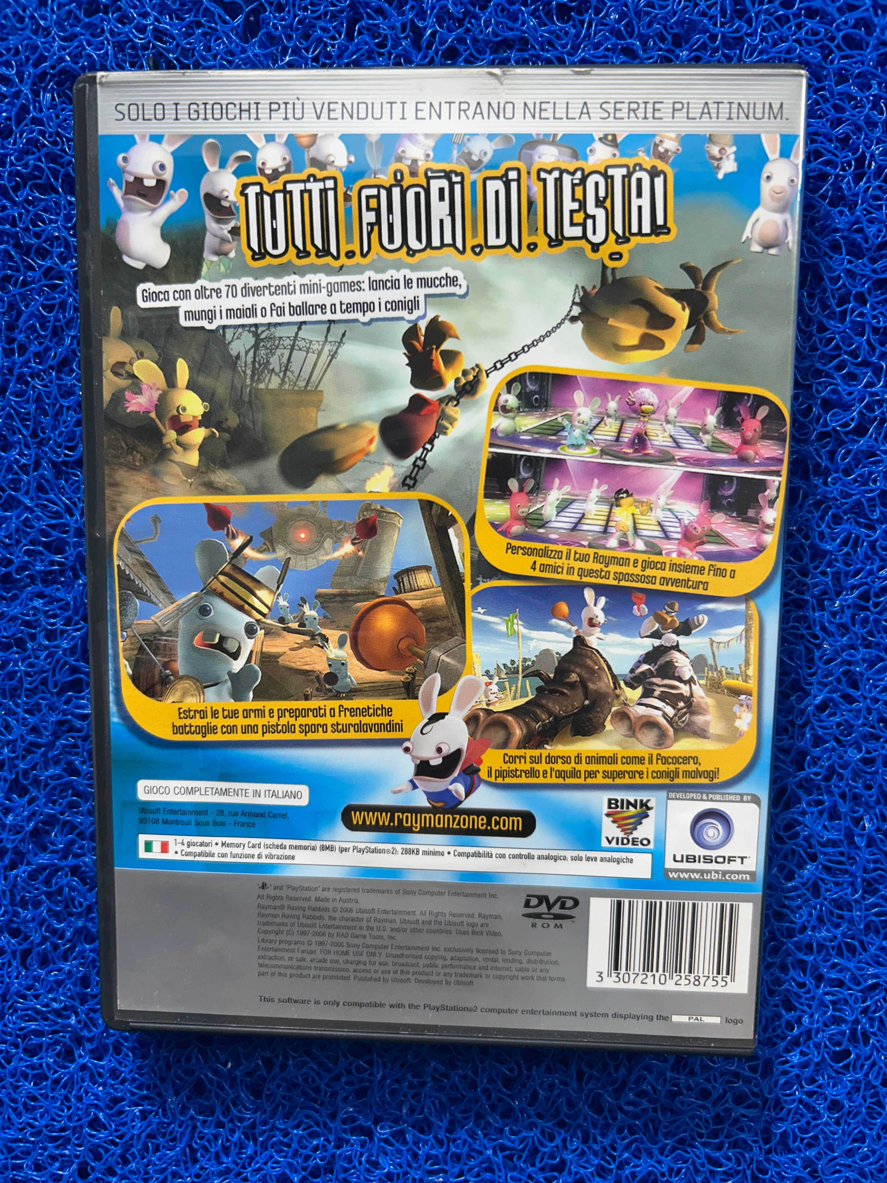 PS2 Rayman raving rabbits (E)