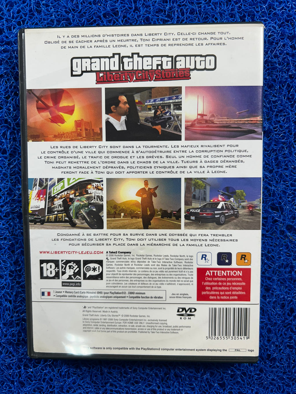 PS2 GTA Liberty city stories (E)