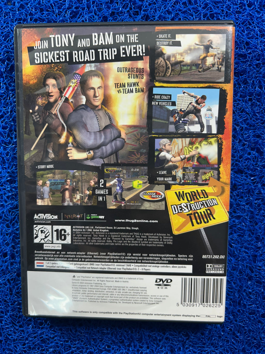 PS2 Tony hawk underground 2 (E)