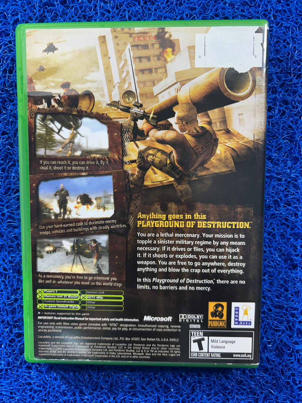 XBOX Mercenaries (A)