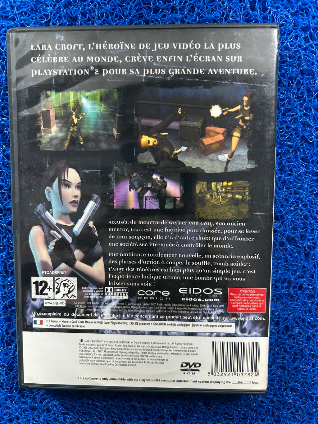 PS2 Tomb raider the angel of darkness (E)