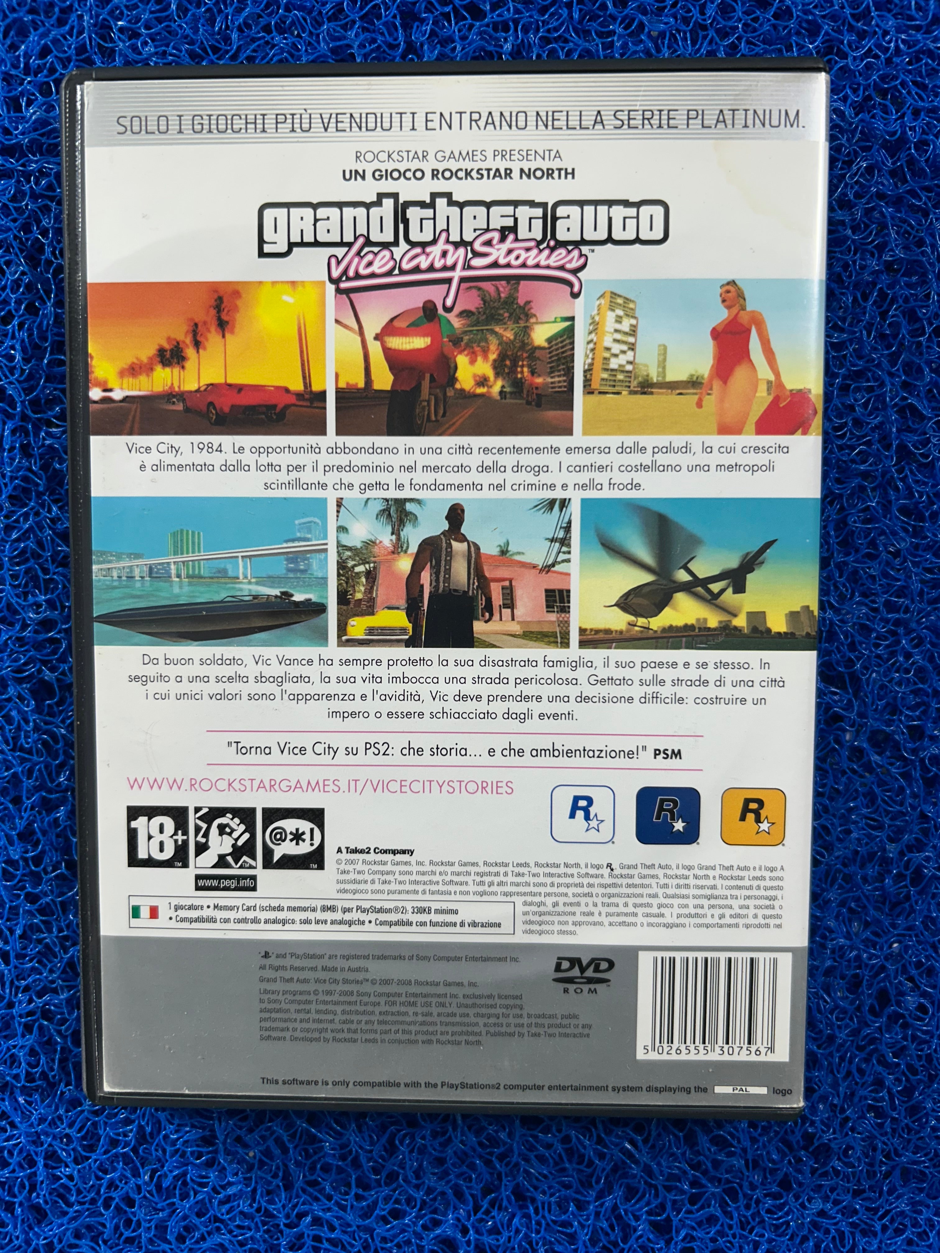 PS2 GTA Vice city stories (E)