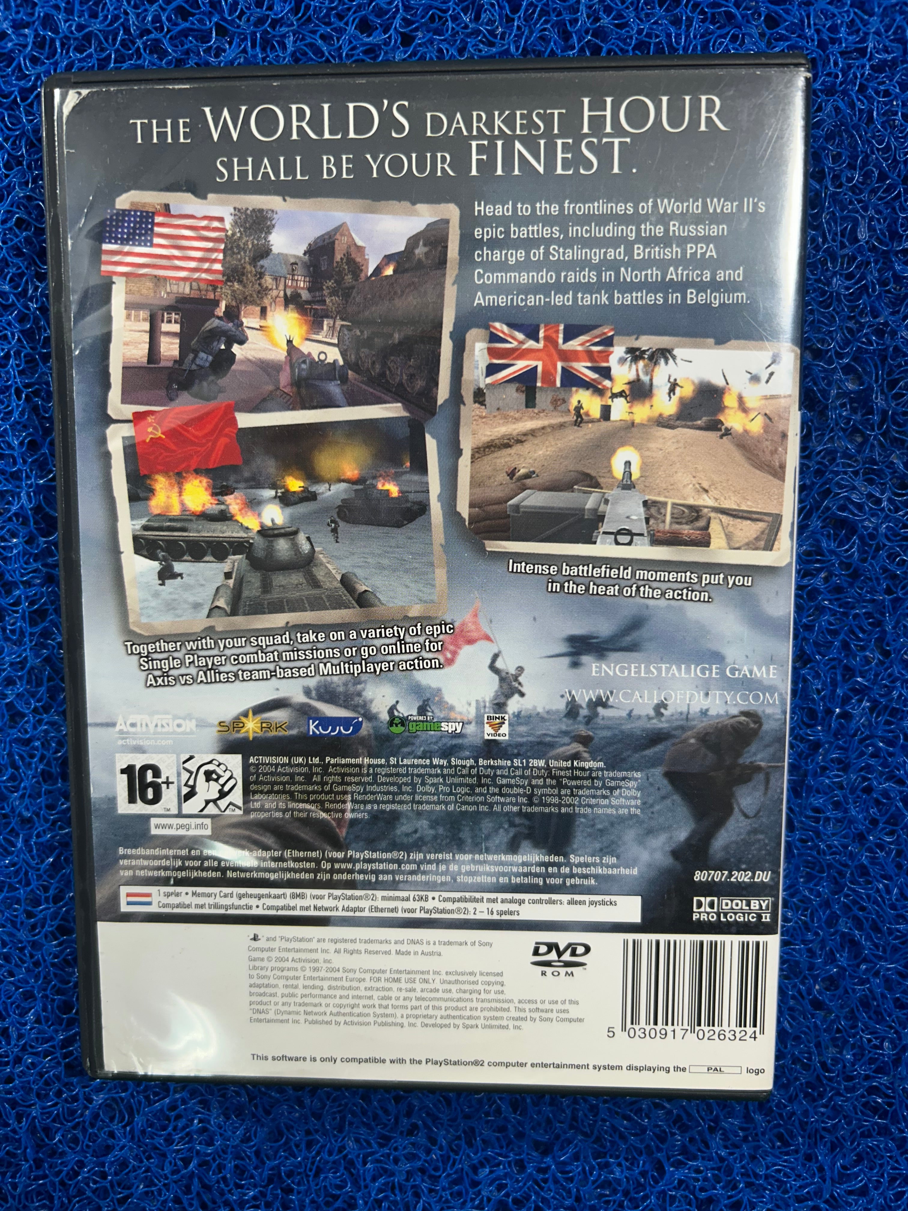PS2# Call of duty finest hour (E)