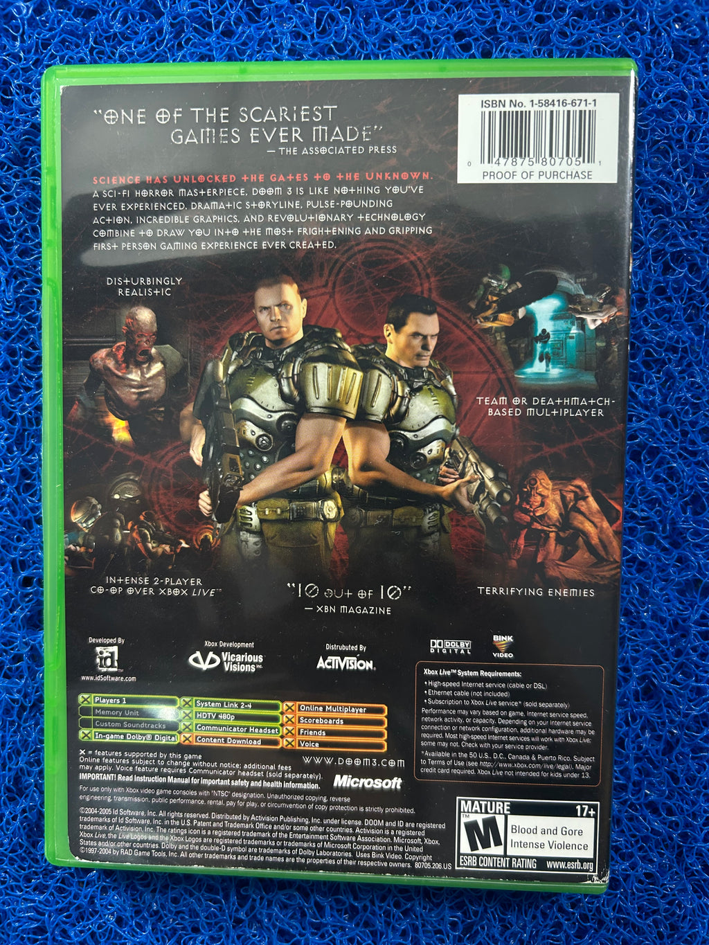 XBOX Doom 3 (A)