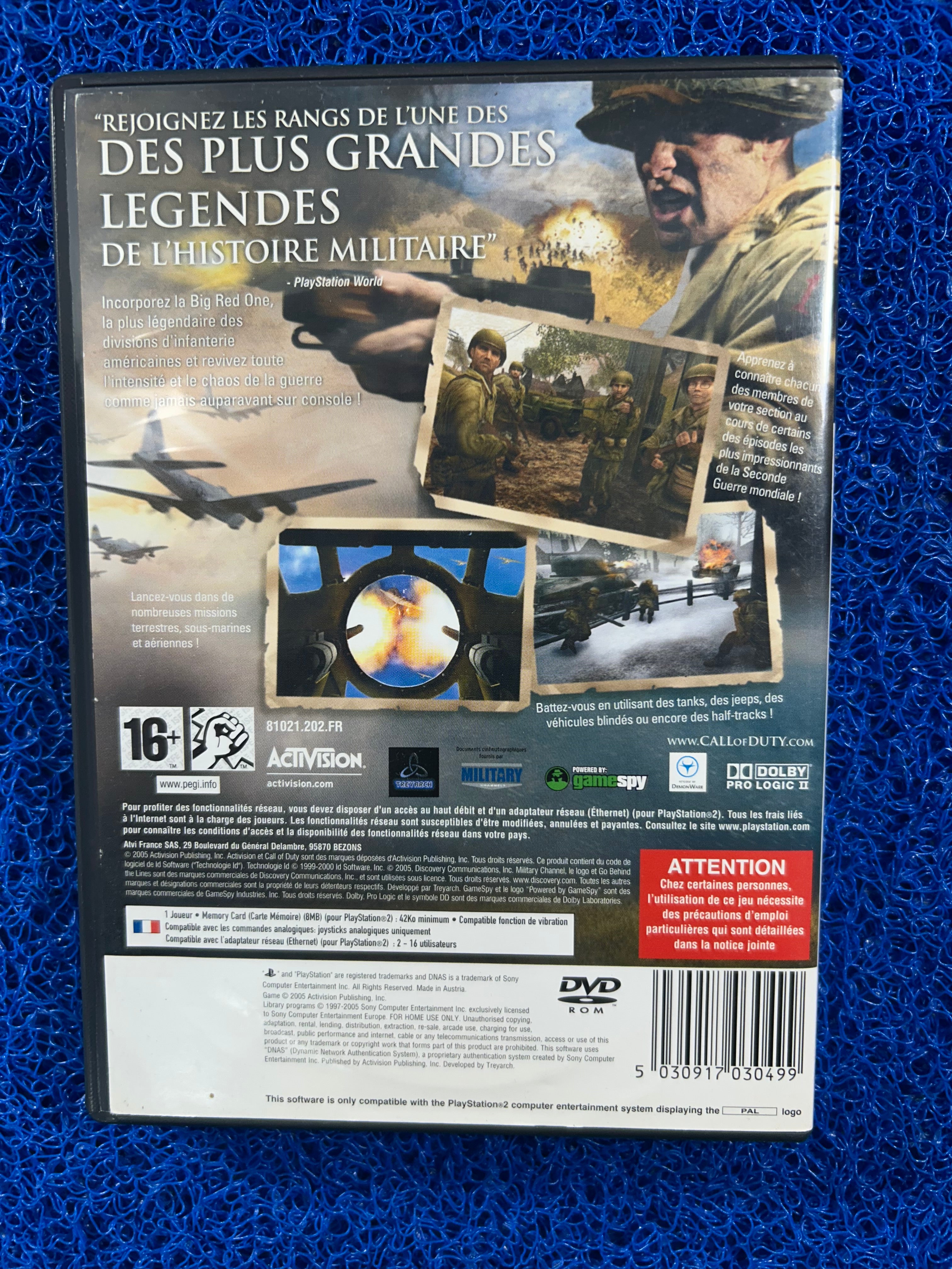 PS2# Call of duty big red one 2 (E)