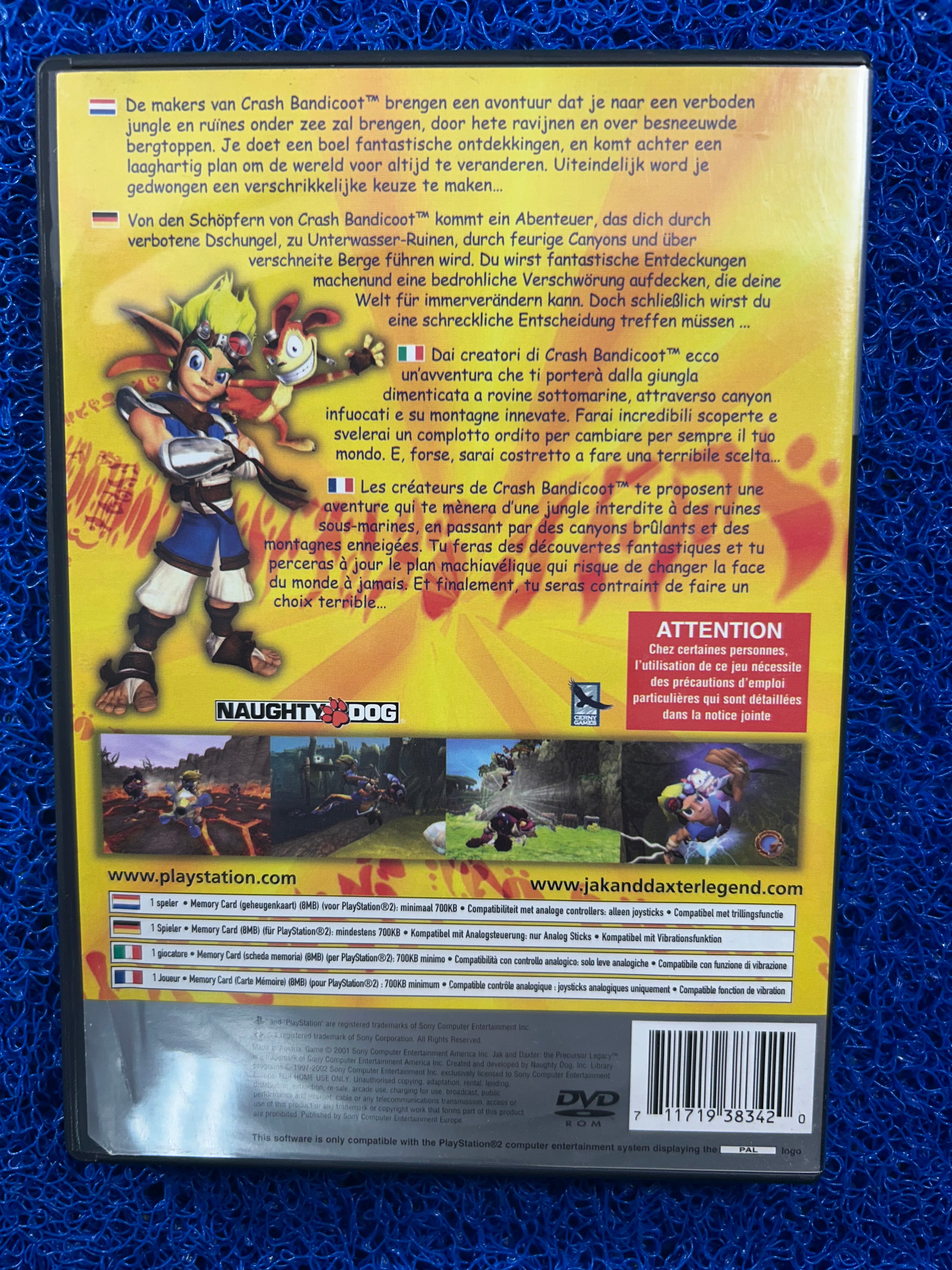 PS2 JAK and daxter (E)