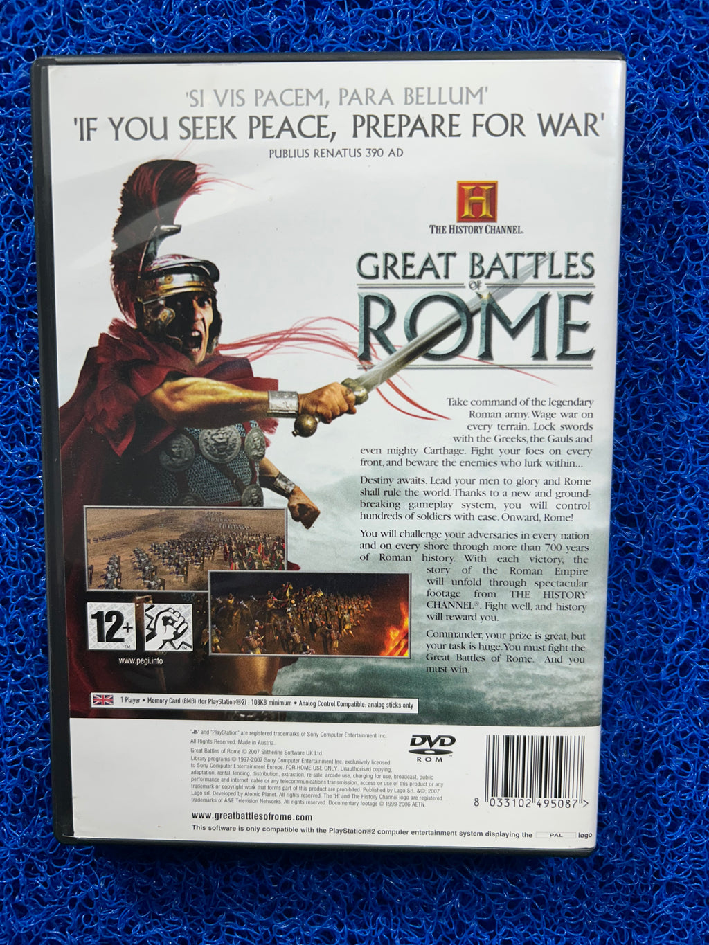 PS2 Great battles rome (E)