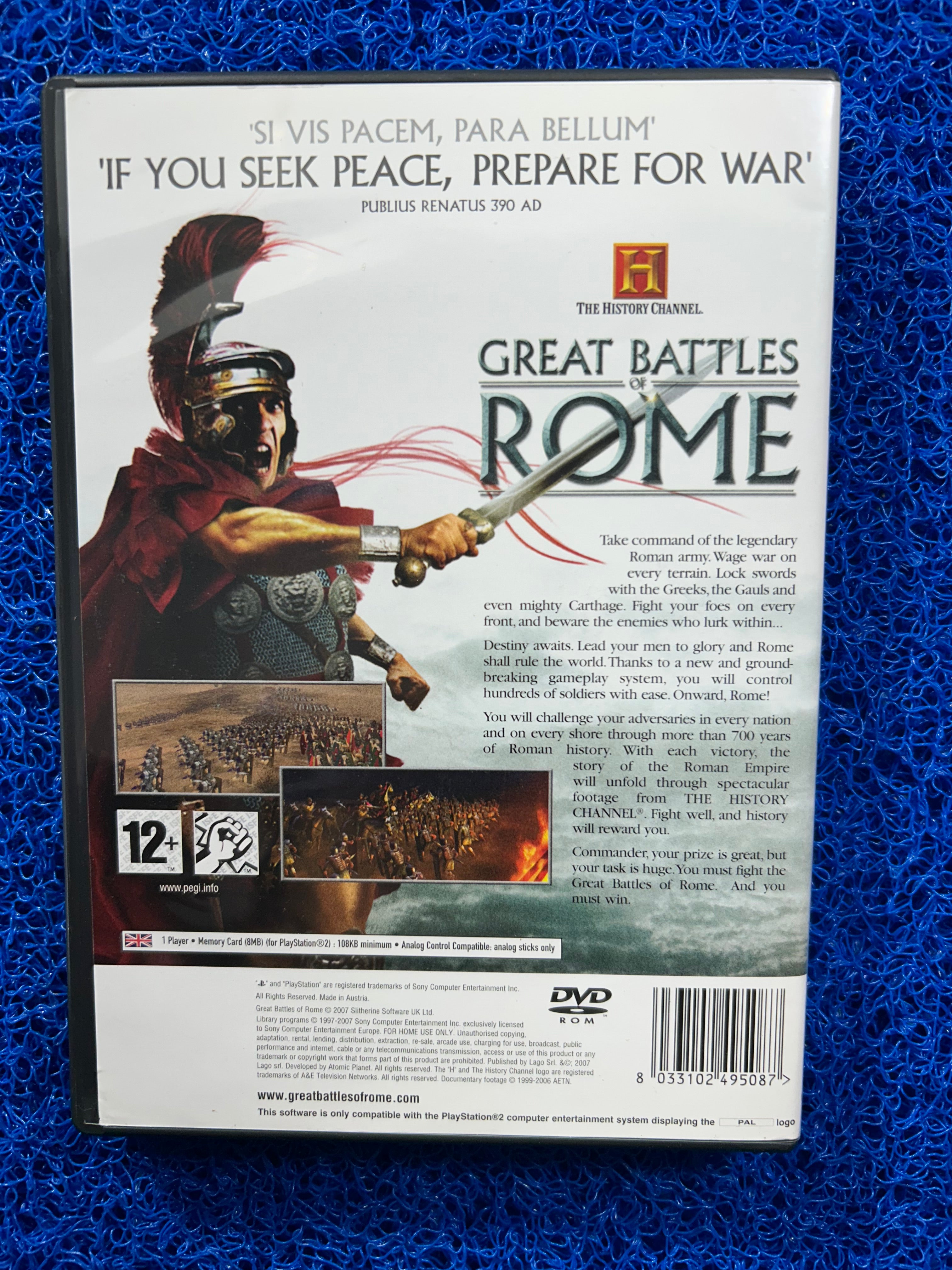 PS2 Great battles rome (E)