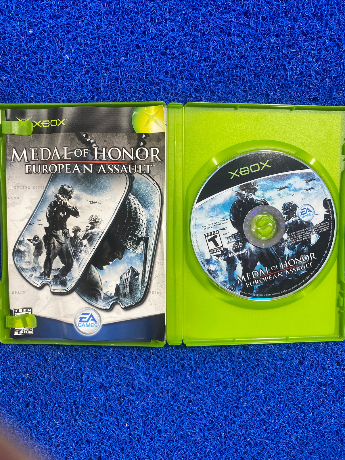 XBOX# Medal of horror european assault (A)