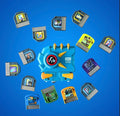 ACESSÓRIOS Navi link system Rockman.exe + chips (J)