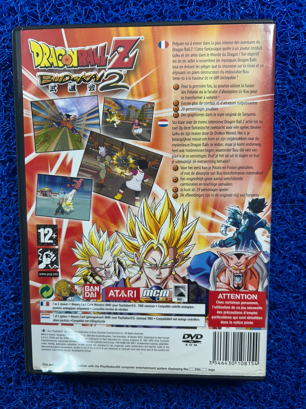 PS2 Dragon ball z budokai 2 (E)