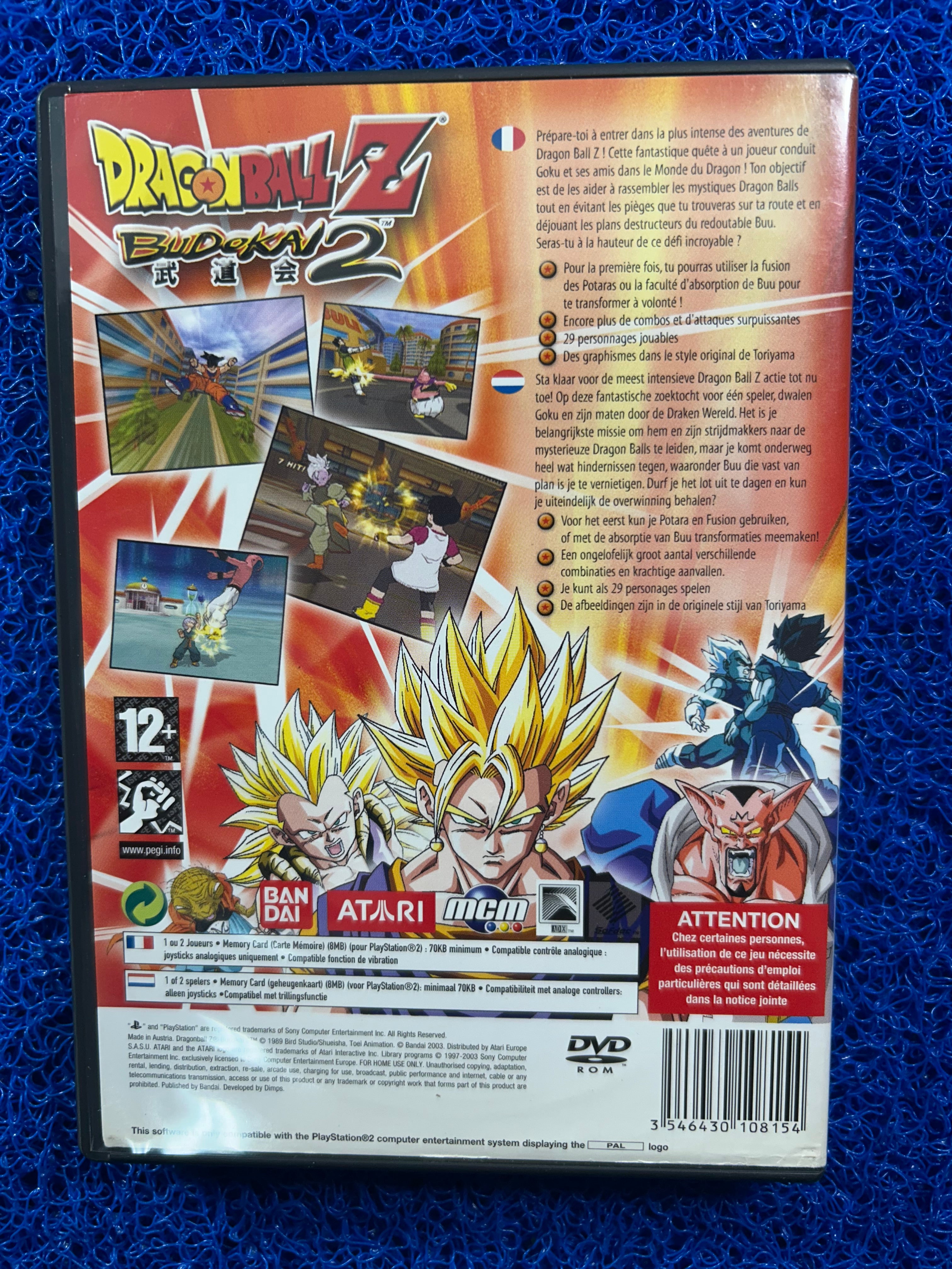 PS2 Dragon ball z budokai 2 (E)