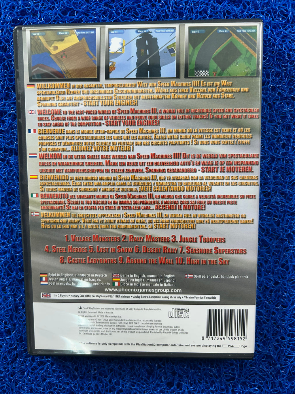 PS2 Speed machines III (E)