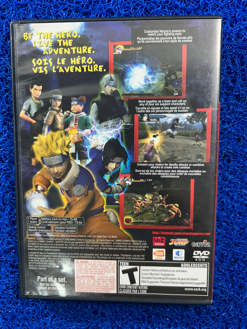 PS2 Naruto uzumaki chronicles (A)