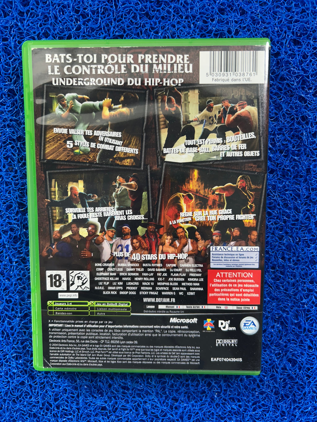 XBOX Def jam Fight for ny (E)