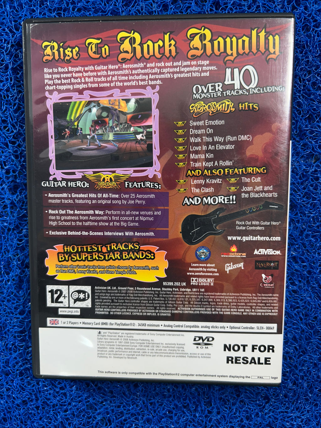 PS2# Guitar hero aerosmith (E)