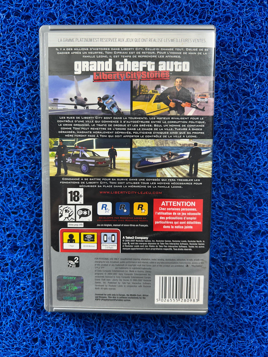 PSP GTA Liberty city stories (E)