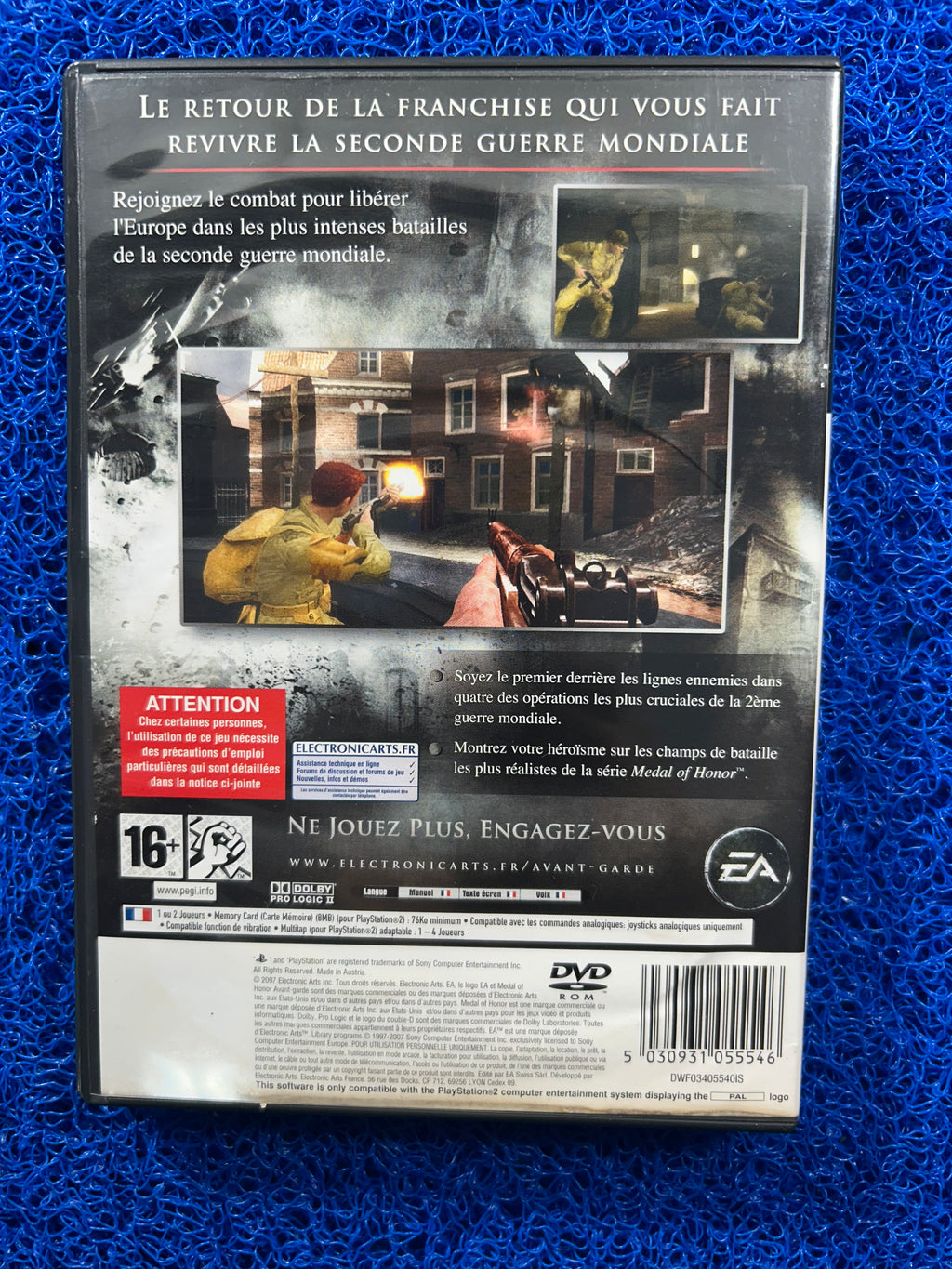 PS2 Medal of honor vanguard (E)