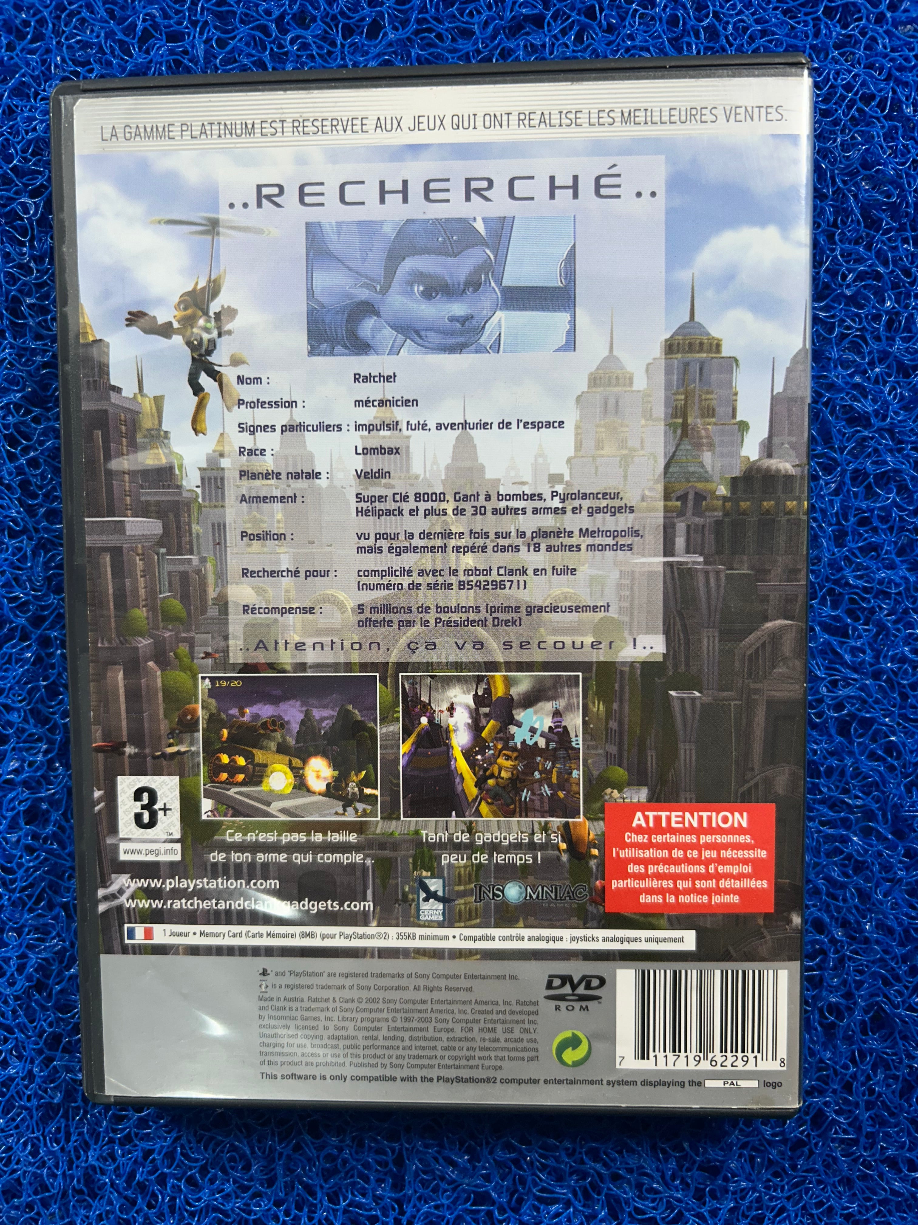 PS2 Ratchet clank (E)